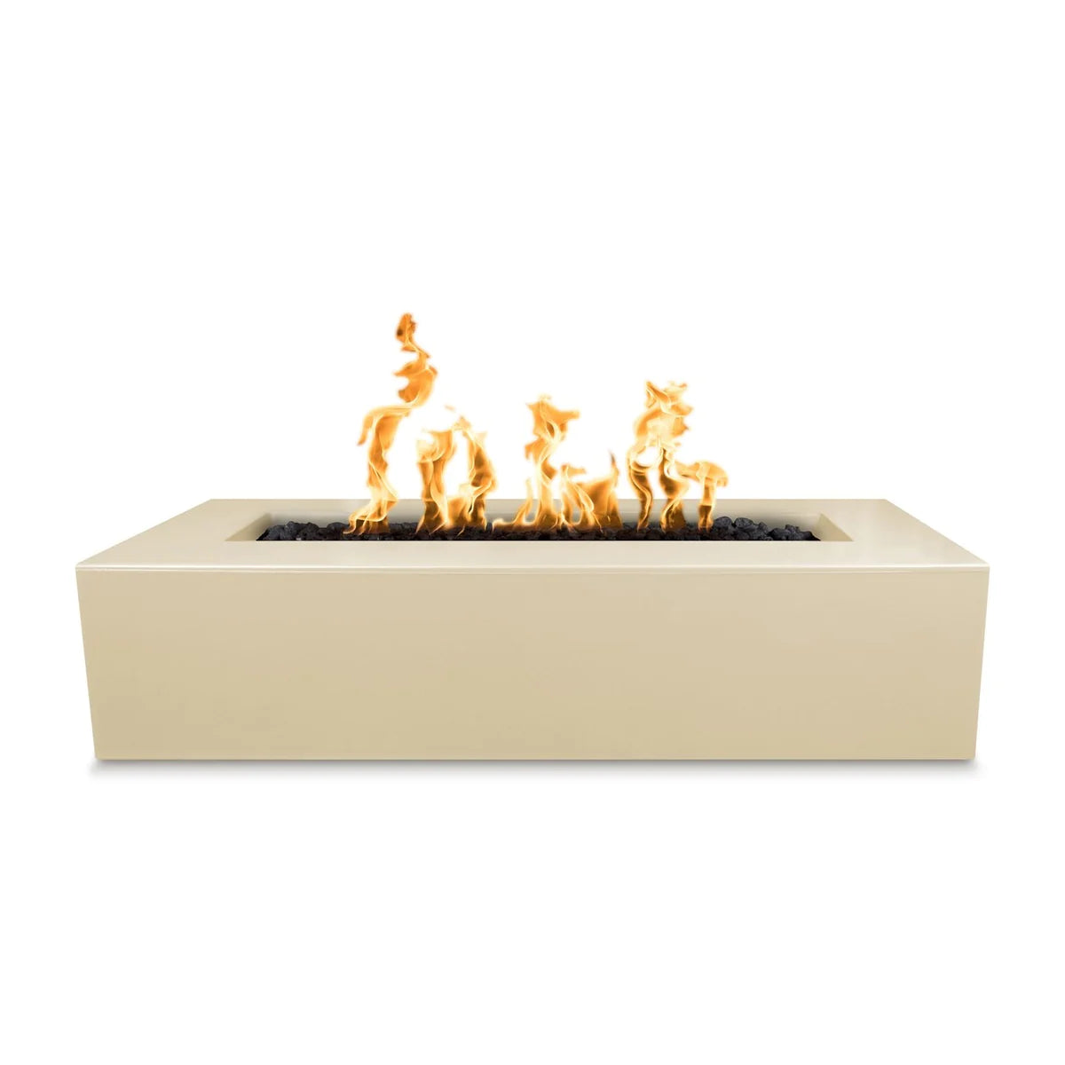 Rectangle Fire Pit with Propane Tank Inside