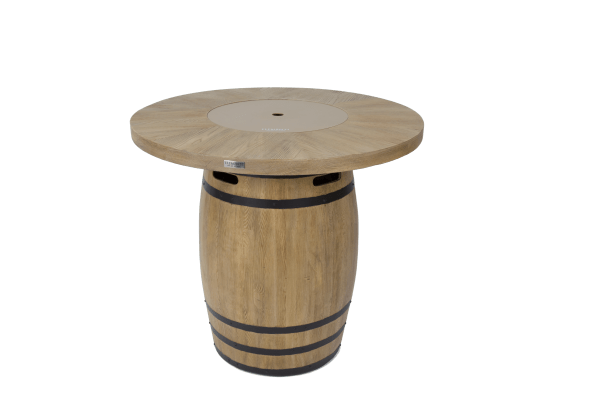 Elementi Fire Table Elementi Lafite Barrel Fire Table - Redwood OFG225RW-LP