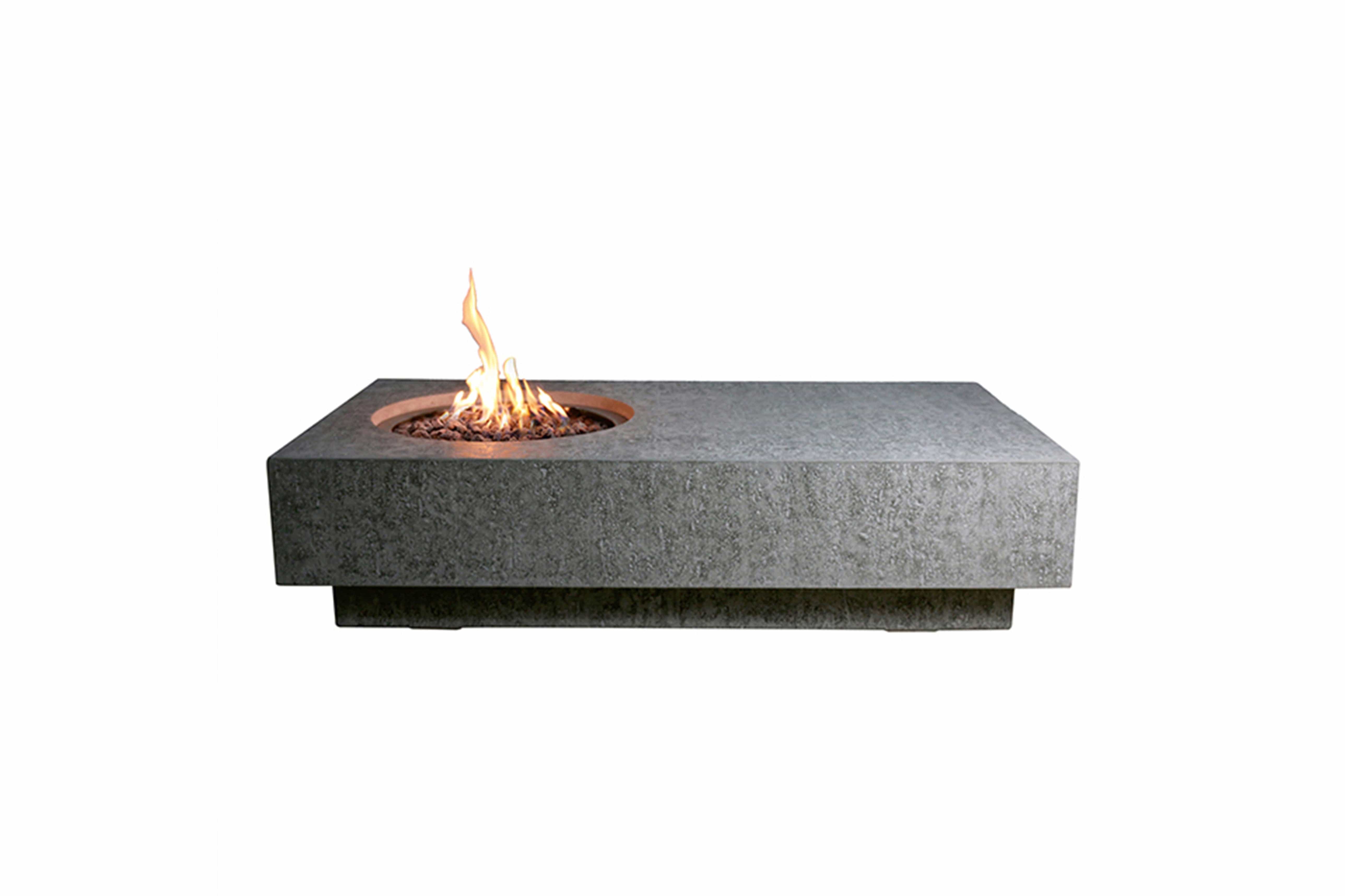 Elementi Fire Table Natural Gas Elementi Metropolis Fire Table - Light Grey OFG104-NG