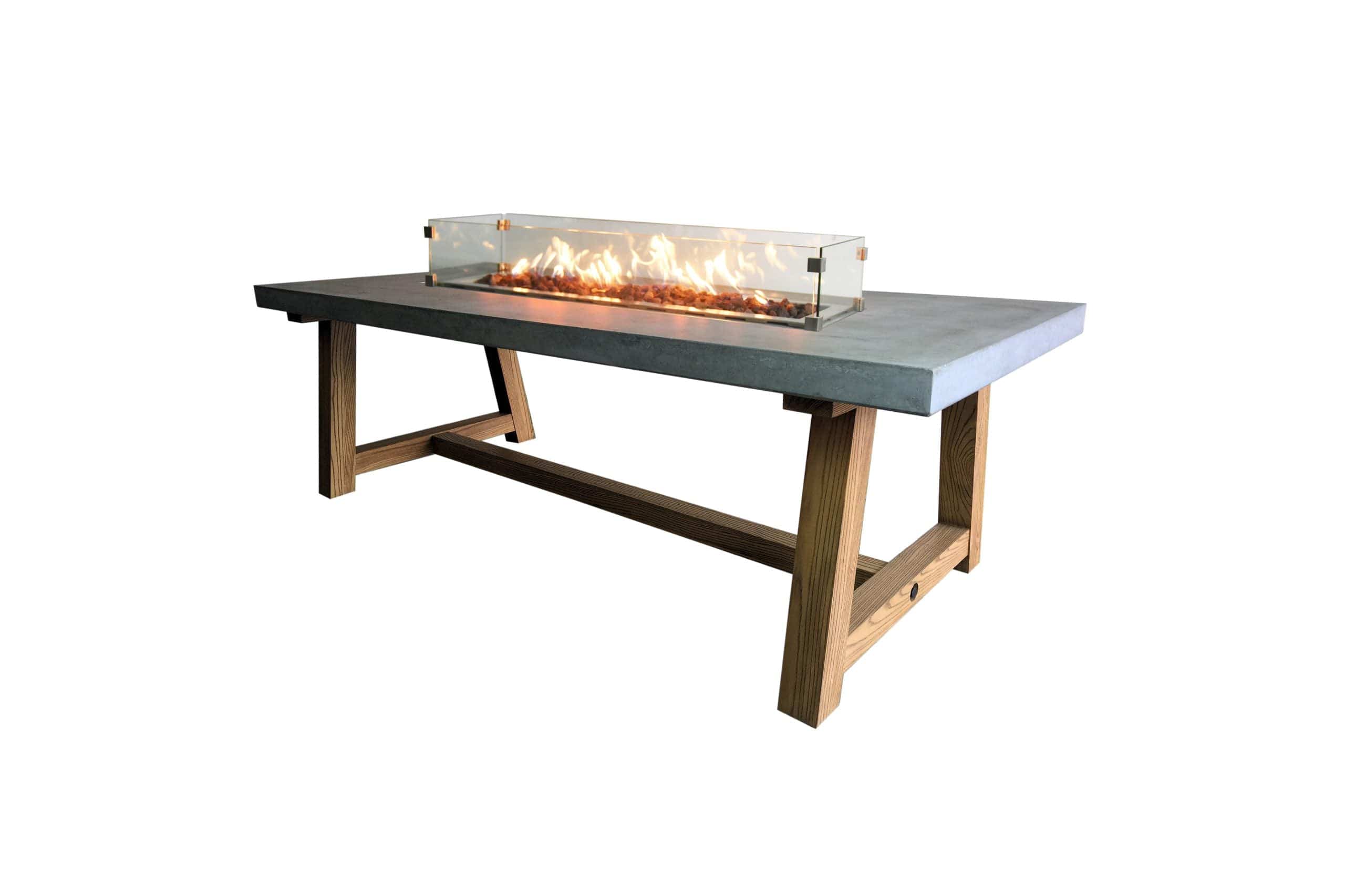 Elementi Fire Table Natural Gas Elementi Sonoma Dining Fire Table OFG201-NG