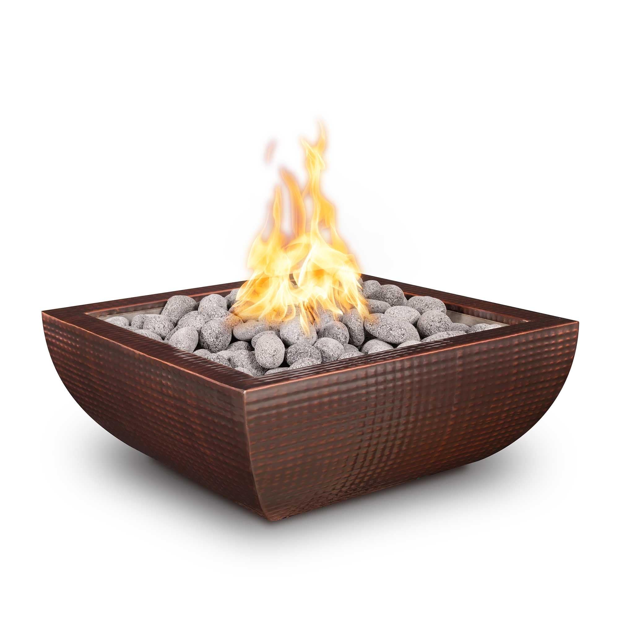 The Outdoor Plus Fire Bowl 24" / Match Lit The Outdoor Plus Avalon Fire Bowl | Hammered Copper OPT-24AVCPF