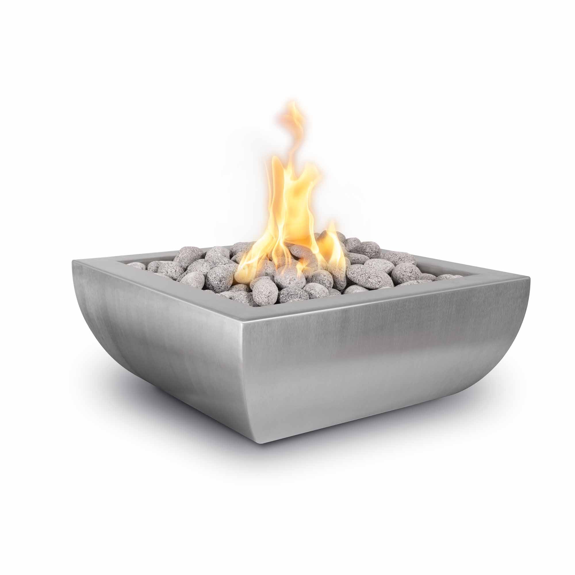 The Outdoor Plus Fire Bowl 24" / Match Lit The Outdoor Plus Avalon Fire Bowl | Stainless Steel OPT-24AVSSF