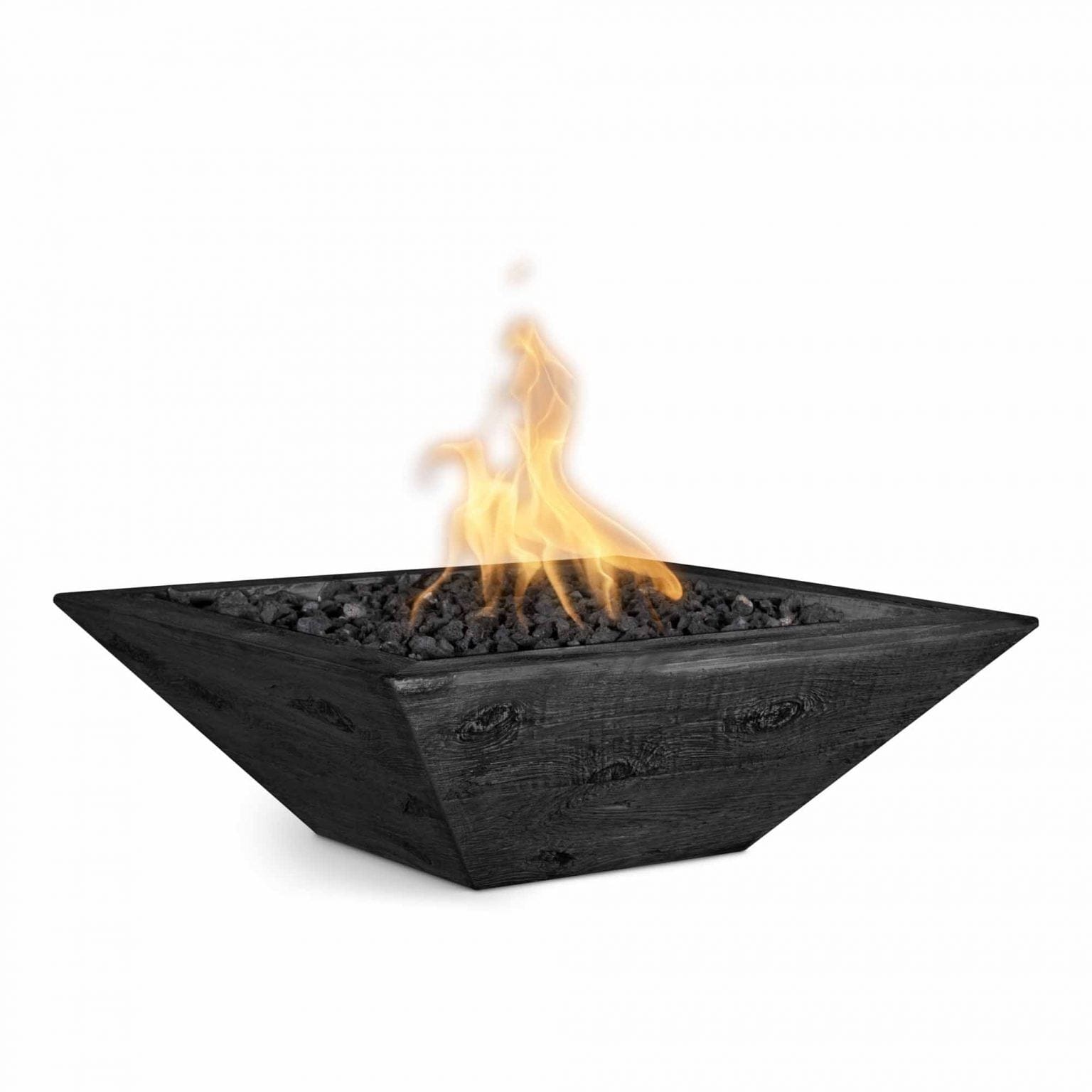 The Outdoor Plus Fire Bowl 24 / Match Lit The Outdoor Plus Maya Fire Bowl | Wood Grain Concrete OPT-24SWGFO