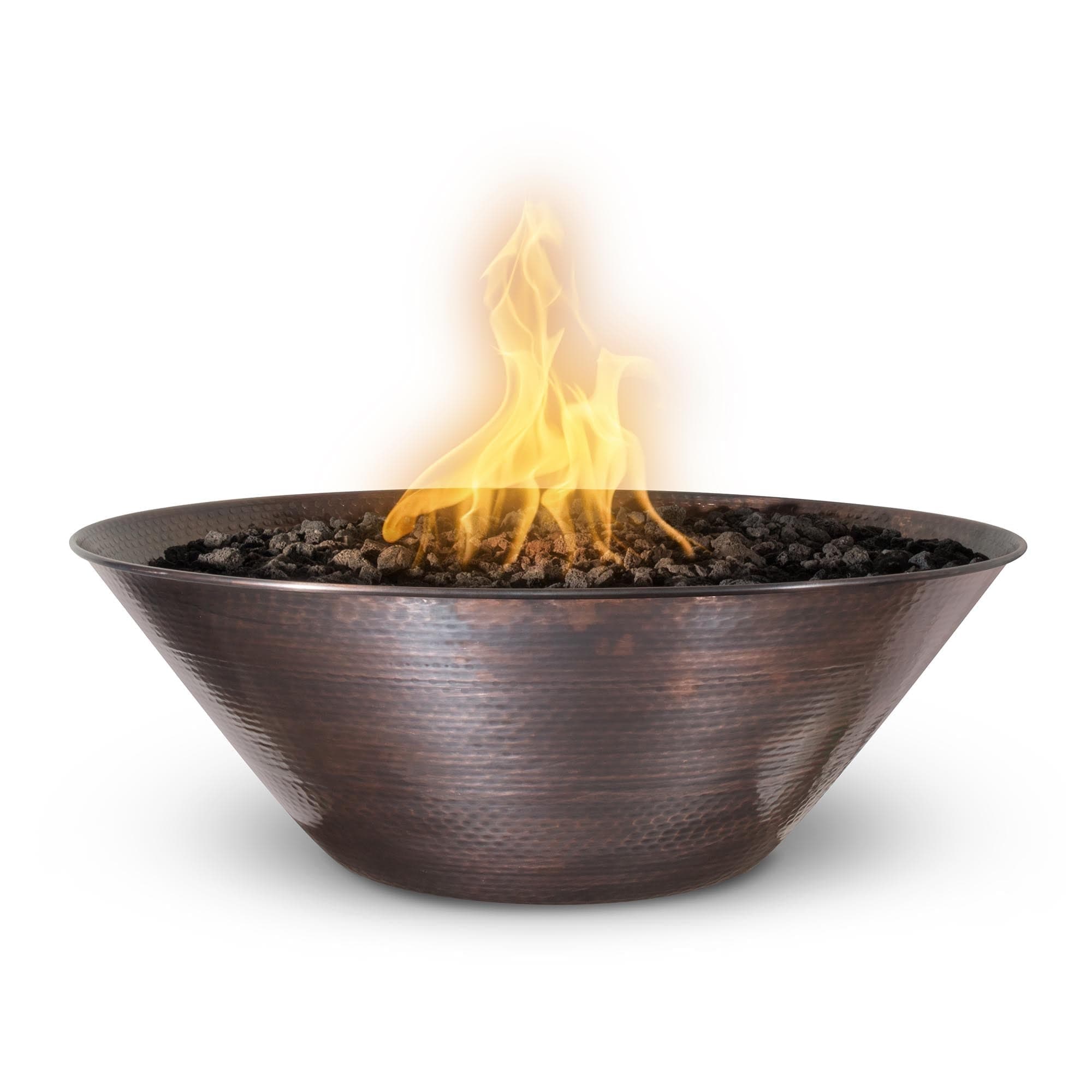 The Outdoor Plus Fire Bowl 31" / Match Lit The Outdoor Plus Remi Fire Bowl | Hammered Patina Copper OPT-31RCFO