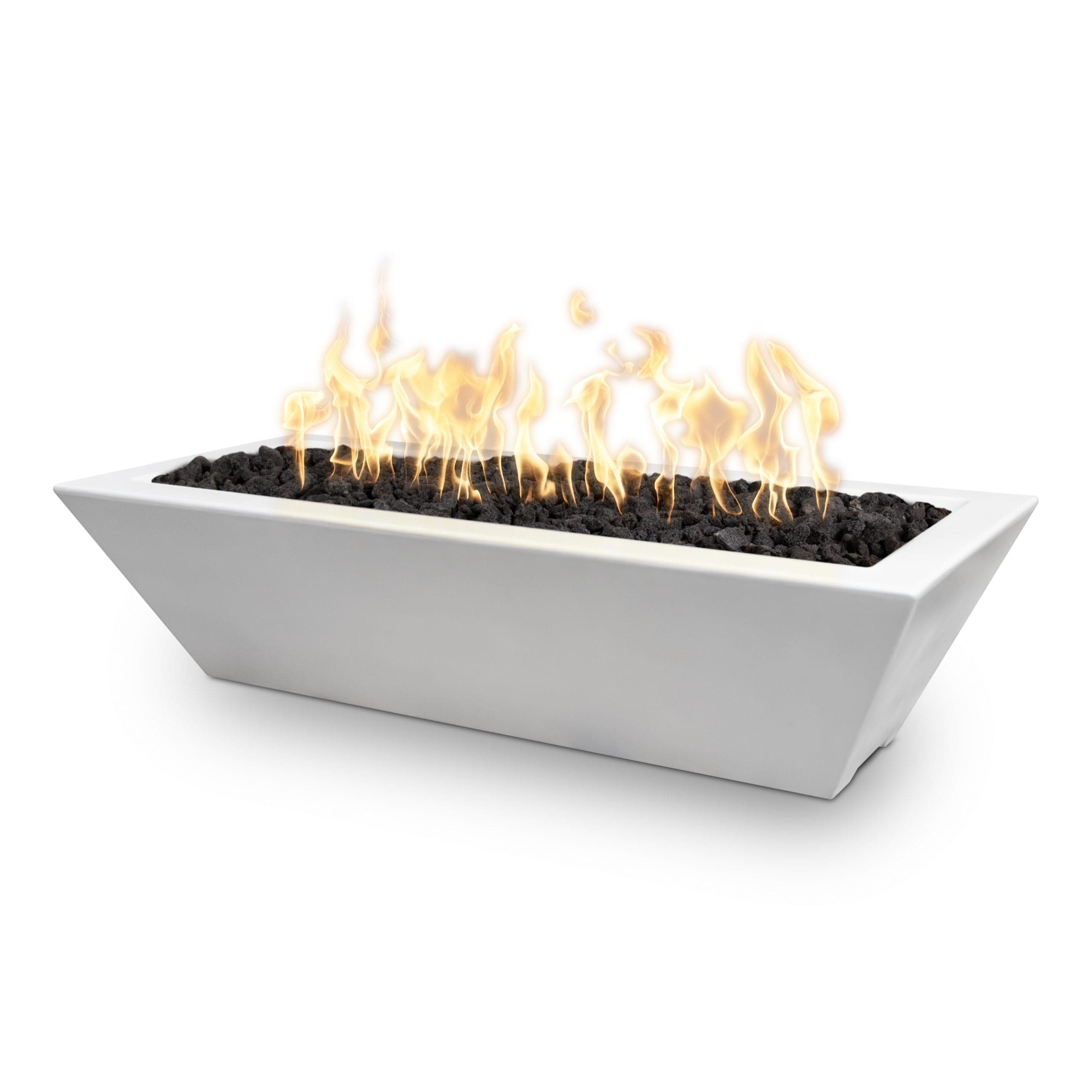 The Outdoor Plus Fire Bowl 48" x 20" / Match Lit The Outdoor Plus Maya 48" x  20" Linear Fire Bowl | GFRC OPT-4820MFO