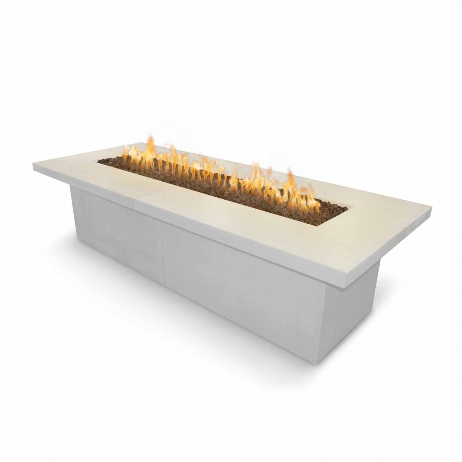 The Outdoor Plus Fire Pit 120" x 48" / Plug & Play Electronic Ignition The Outdoor Plus Newport Fire Table | Concrete OPT-NPTT120EKIT