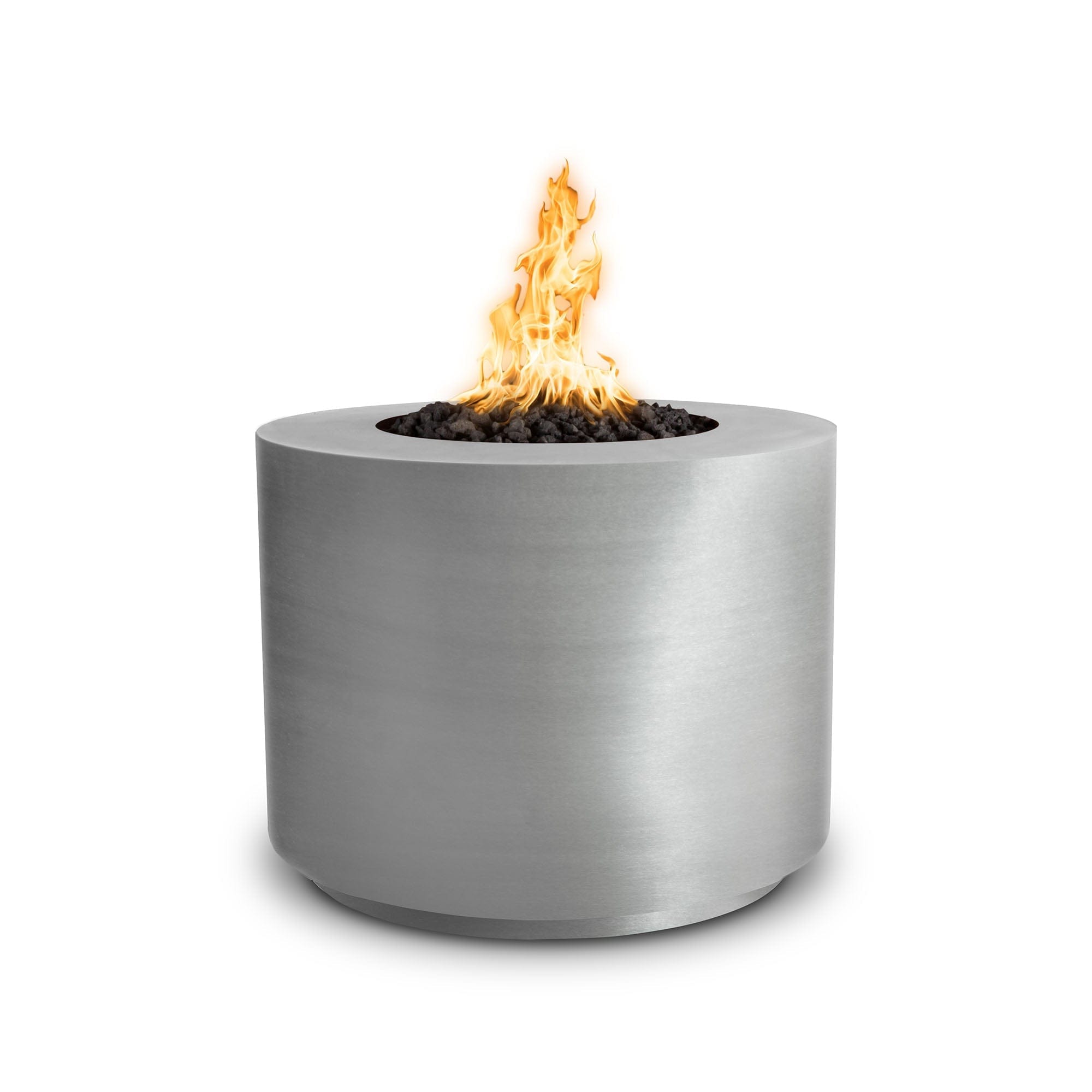The Outdoor Plus Fire Pit 30" / Match Lit The Outdoor Plus Beverly Fire Pit | Stainless Steel OPT-30RRSS