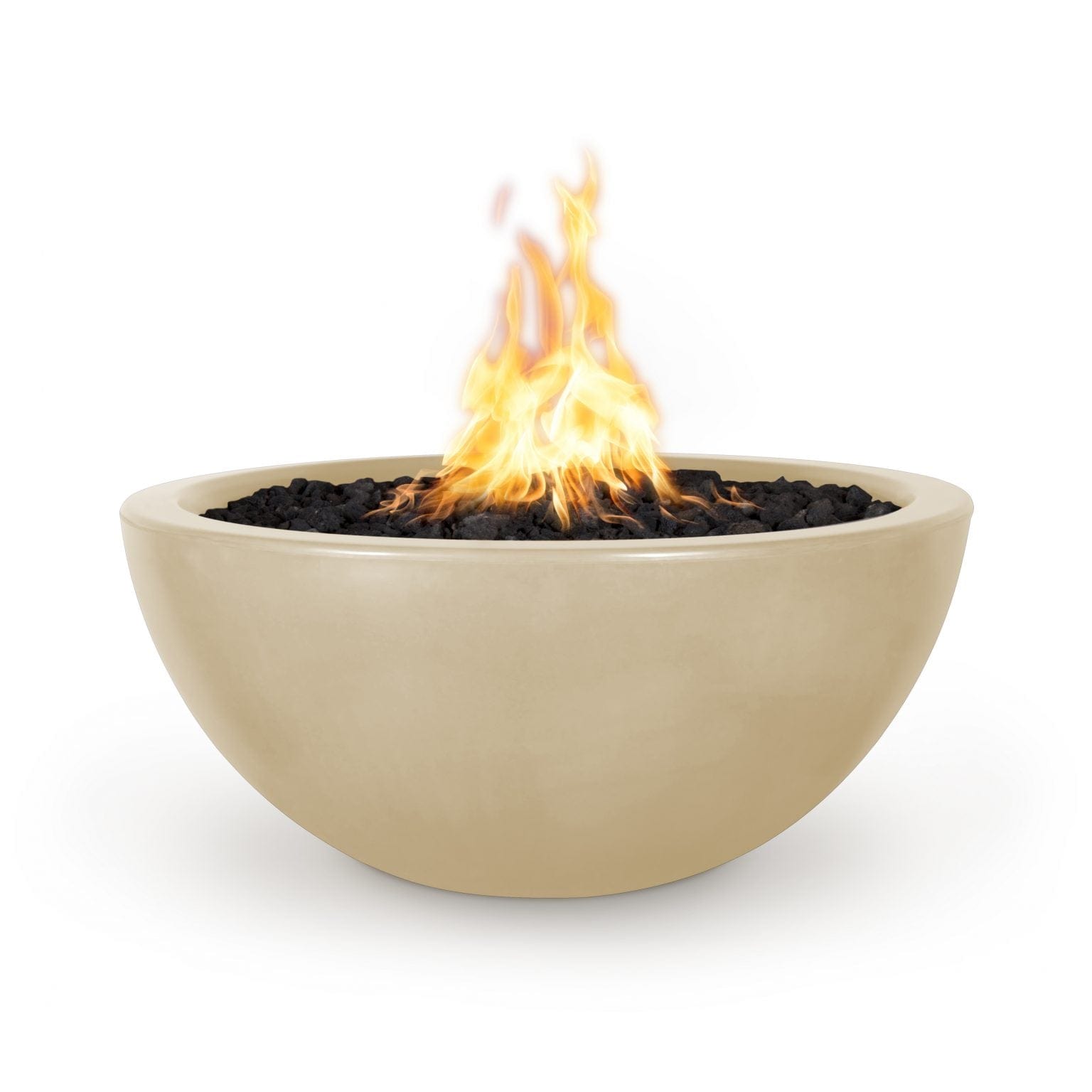 The Outdoor Plus Fire Pit 30" / Match Lit The Outdoor Plus Luna Fire Pit | GFRC Concrete OPT-LUN30