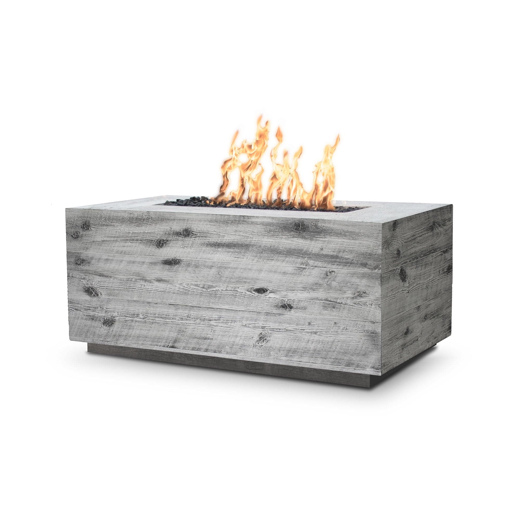 The Outdoor Plus Fire Pit 48" / Match Lit The Outdoor Plus Catalina Fire Pit | Wood Grain Concrete OPT-CTL48