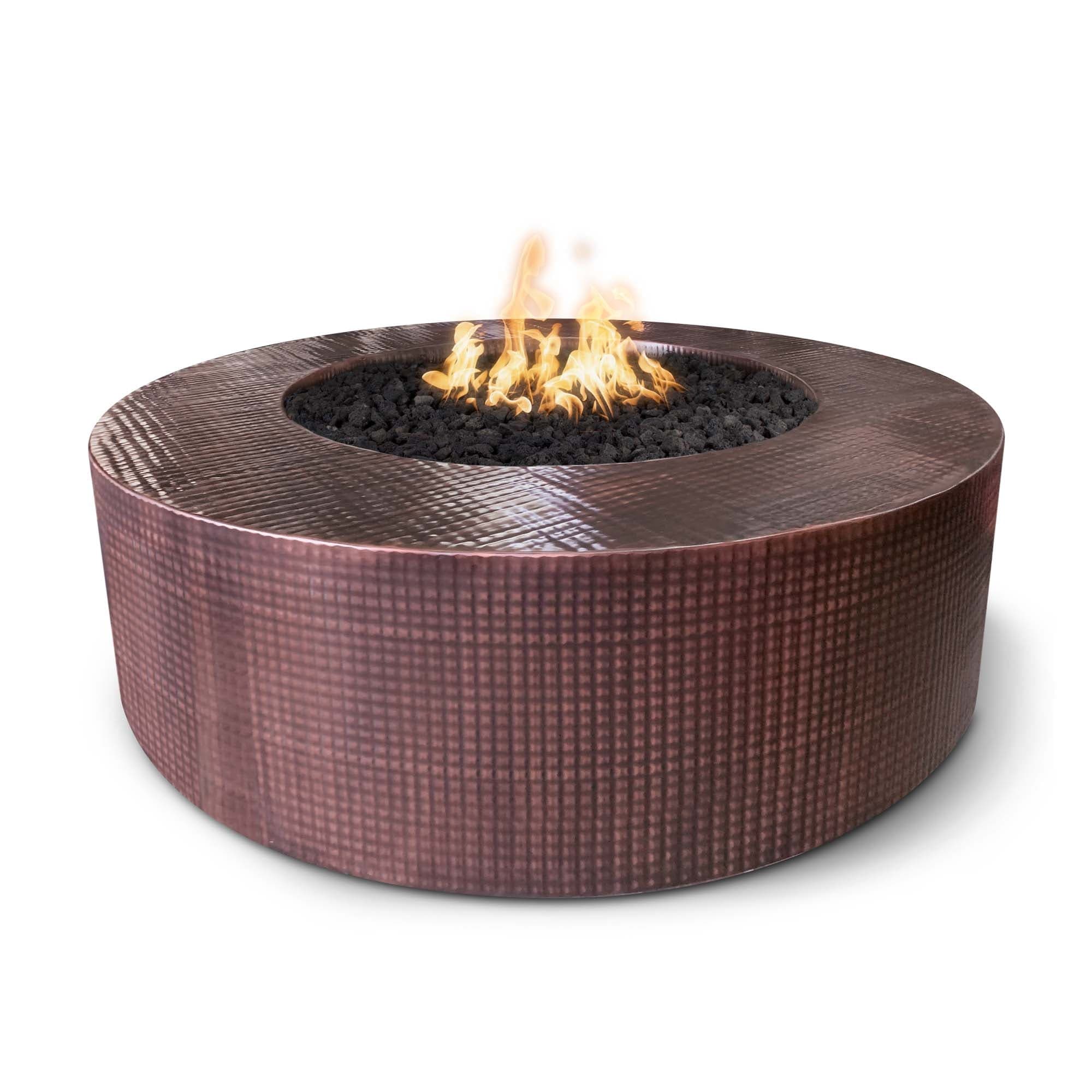 The Outdoor Plus Fire Pit 48" / Match Lit The Outdoor Plus Unity Fire Pit 18" Tall | Hammered Copper OPT-UNYCP4818