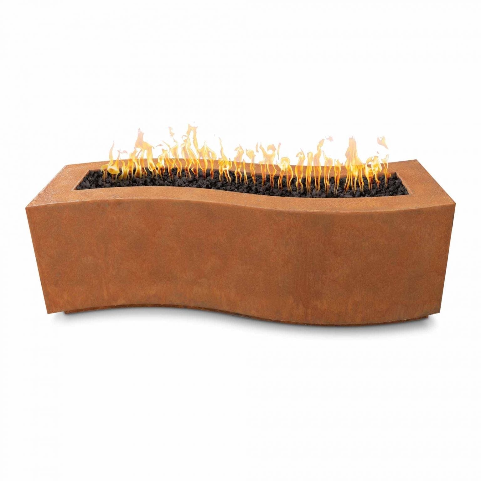 The Outdoor Plus Fire Pit 60" / Match Lit / Natural Gas The Outdoor Plus Billow Fire Pit | Corten Steel OPT-BLWCS60