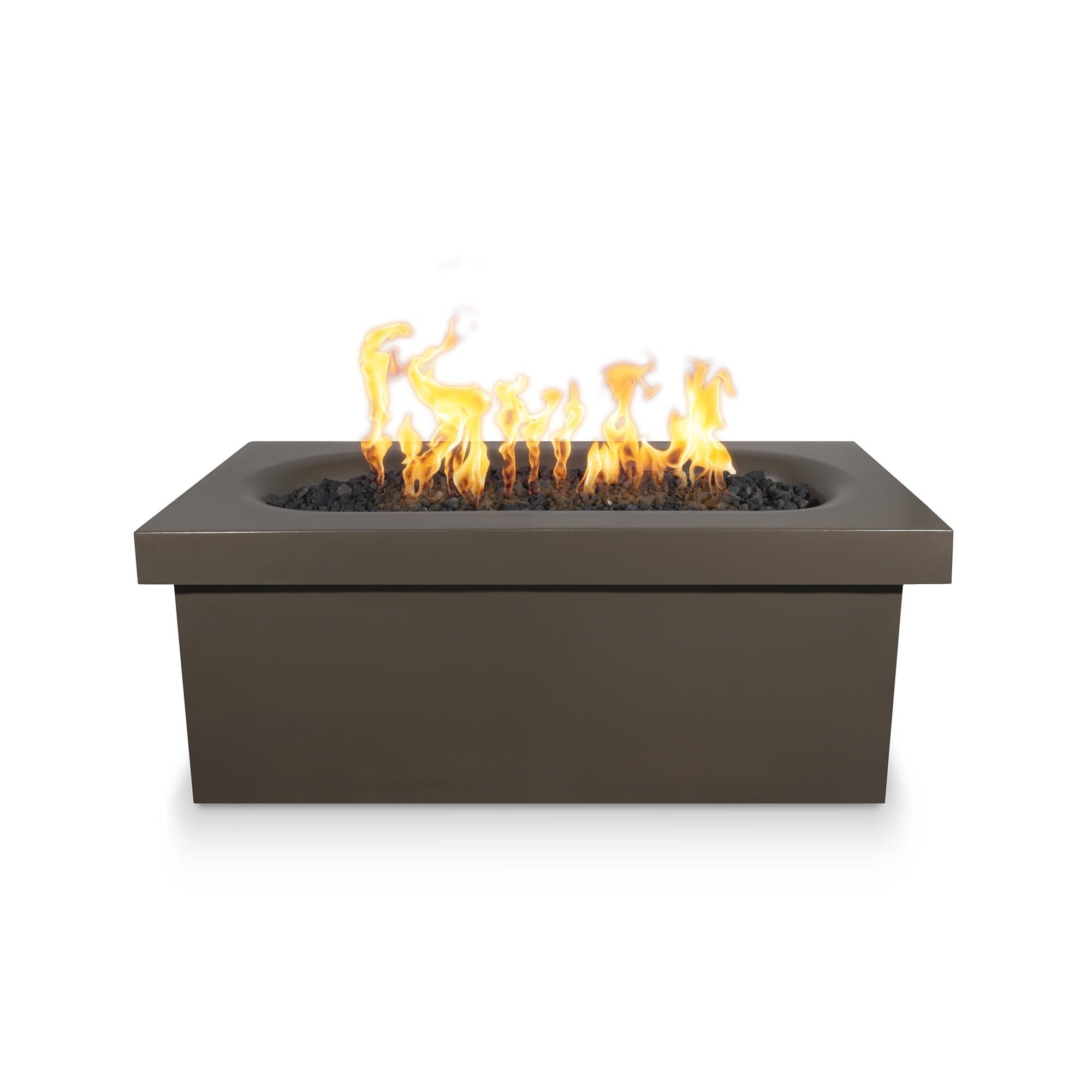 The Outdoor Plus Fire Pit 60" x 24" / Low Voltage Electronic Ignition The Outdoor Plus Ramona Fire Table | Concrete OPT-RMNRT60E12V