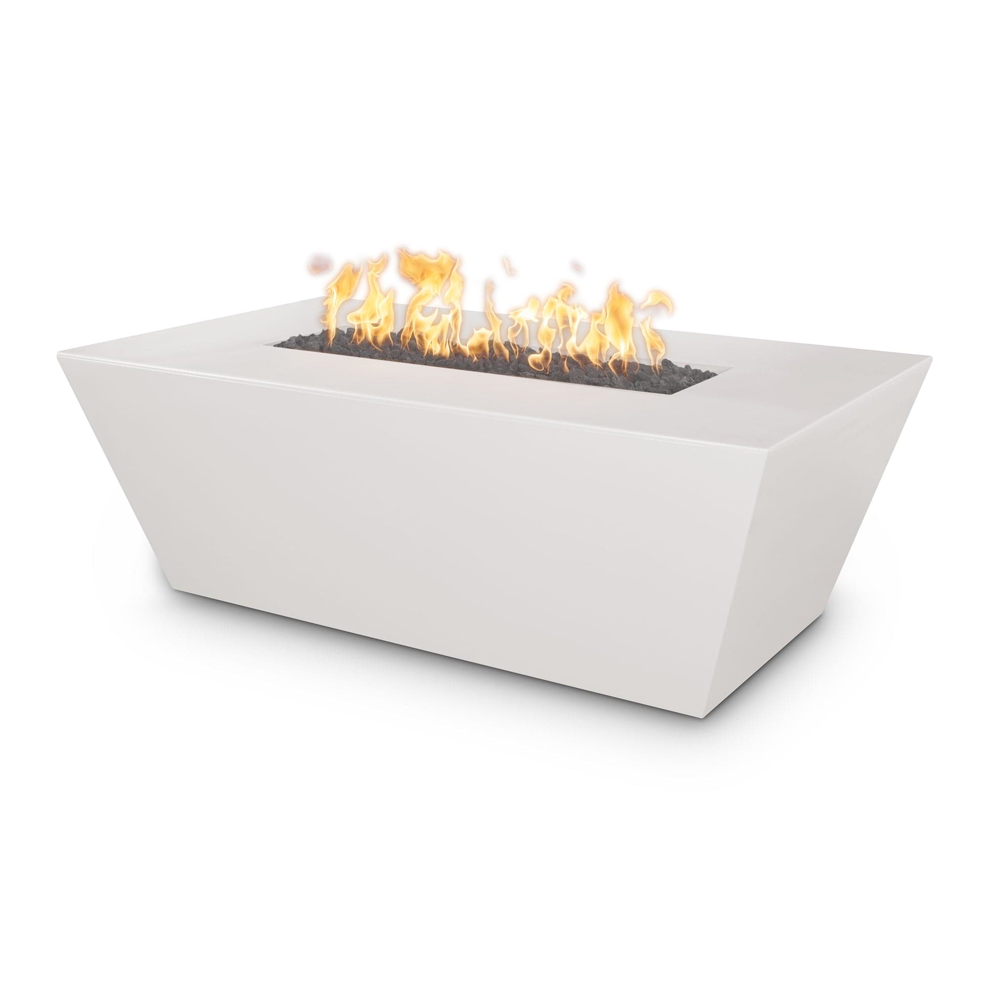 The Outdoor Plus Fire Pit 60" x 36" / Flame Sense System with Push Button Spark Igniter The Outdoor Plus Angelus Fire Pit | Concrete OPT-AGLGF60FSEN