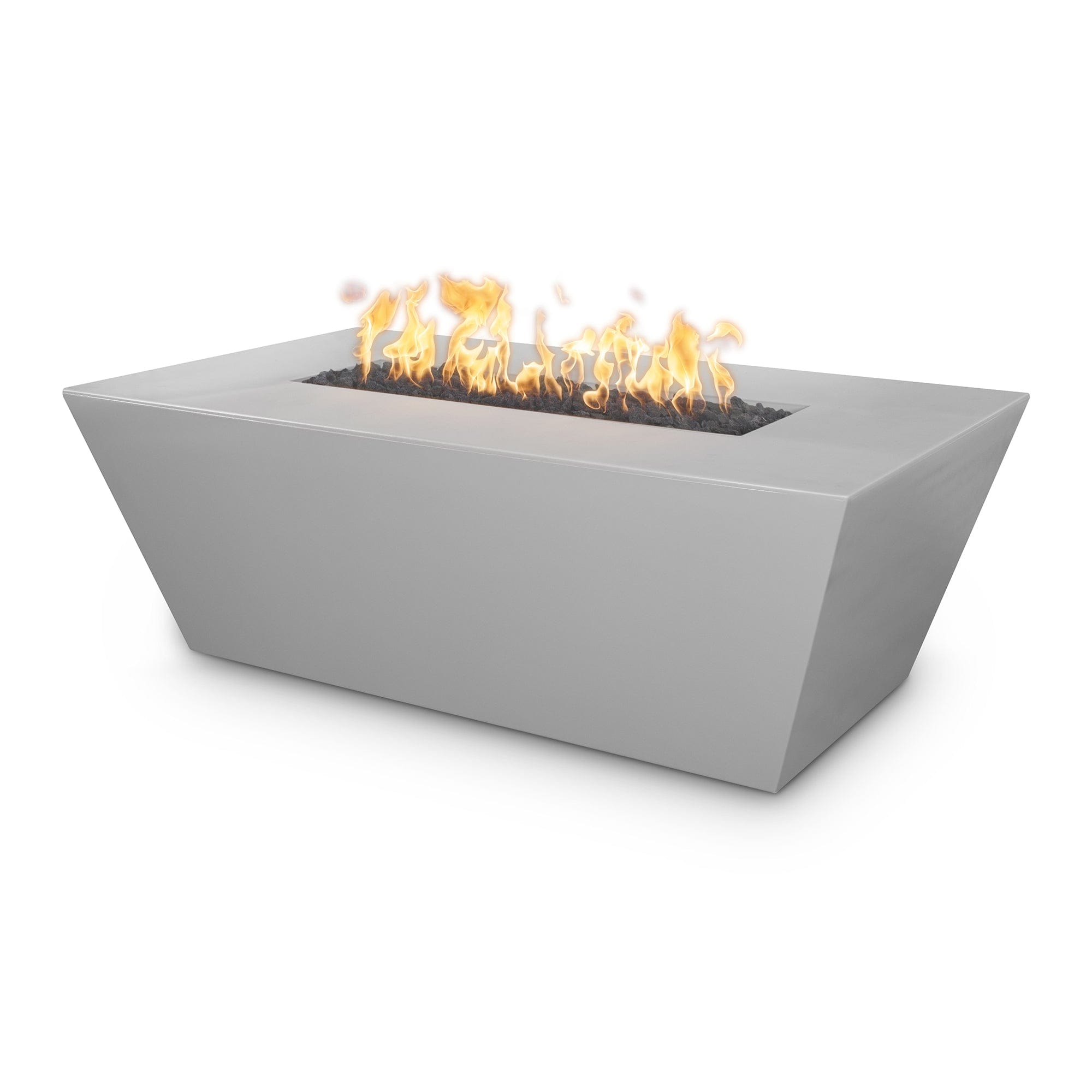 The Outdoor Plus Fire Pit 60" x 36" / Match Lit with Flame Sense System The Outdoor Plus Angelus Fire Pit | Concrete OPT-AGLGF60FSML