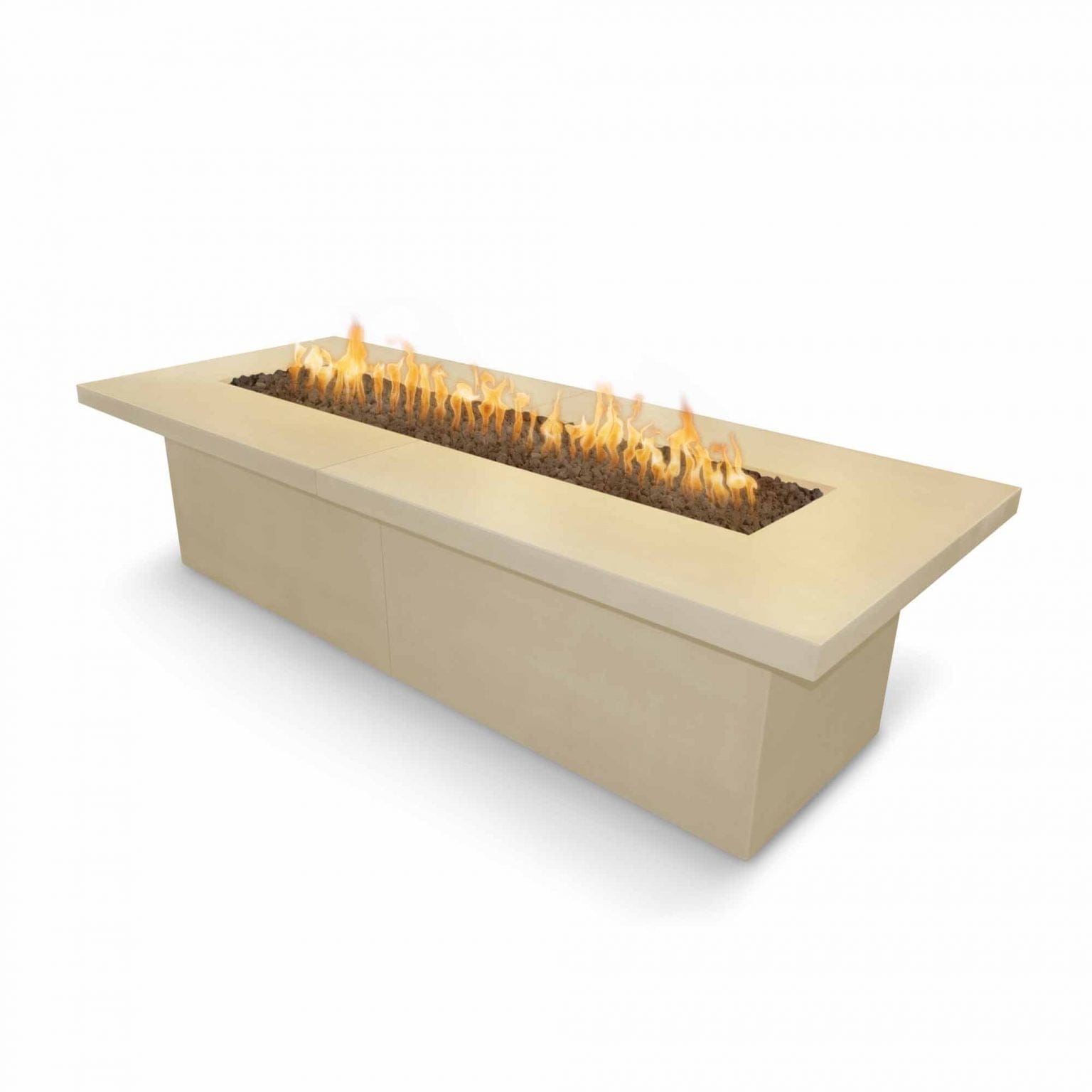The Outdoor Plus Fire Pit 72" x 36" / Match Lit The Outdoor Plus Newport Fire Table | Concrete OPT-NPTT72