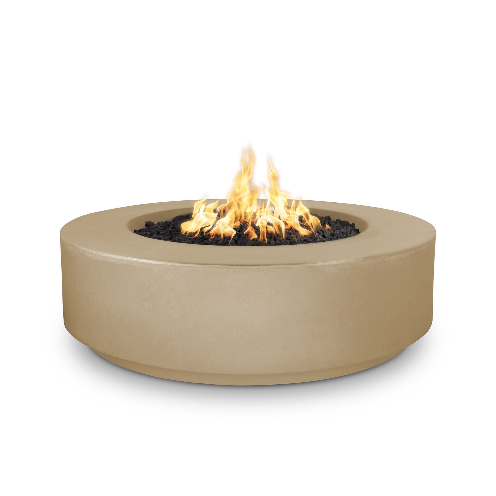 The Outdoor Plus Fire Pit Match Lit The Outdoor Plus Florence 42" Fire Pit | 12" Tall | GFRC Concrete OPT-FL42