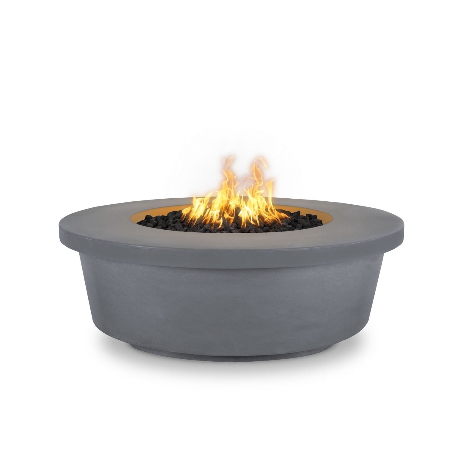 The Outdoor Plus Fire Pit Match Lit with Flame Sense System The Outdoor Plus Tempe 48" Fire Pit | GFRC Concrete OPT-TEM48FSML