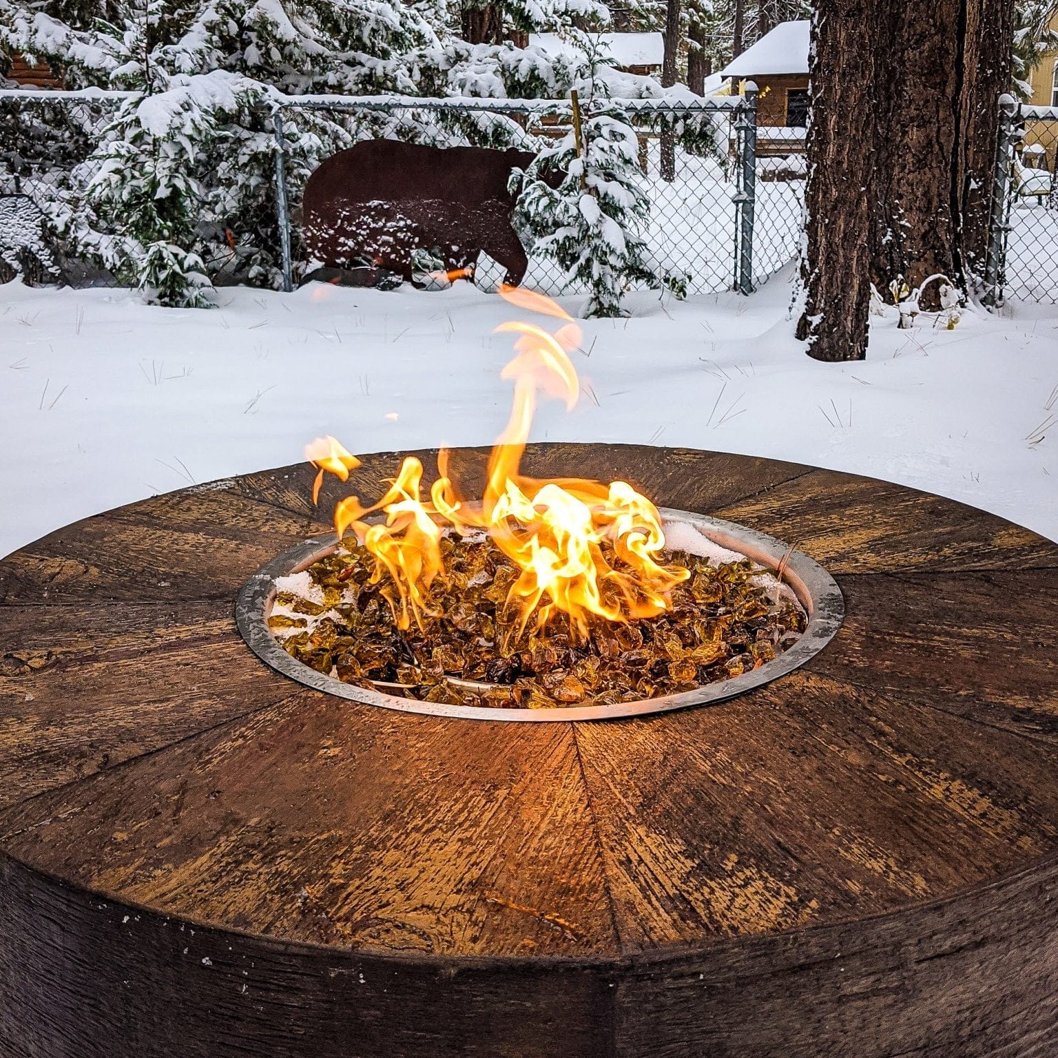 The Outdoor Plus Fire Pit The Outdoor Plus Sequoia  Fire Pit | Wood Grain