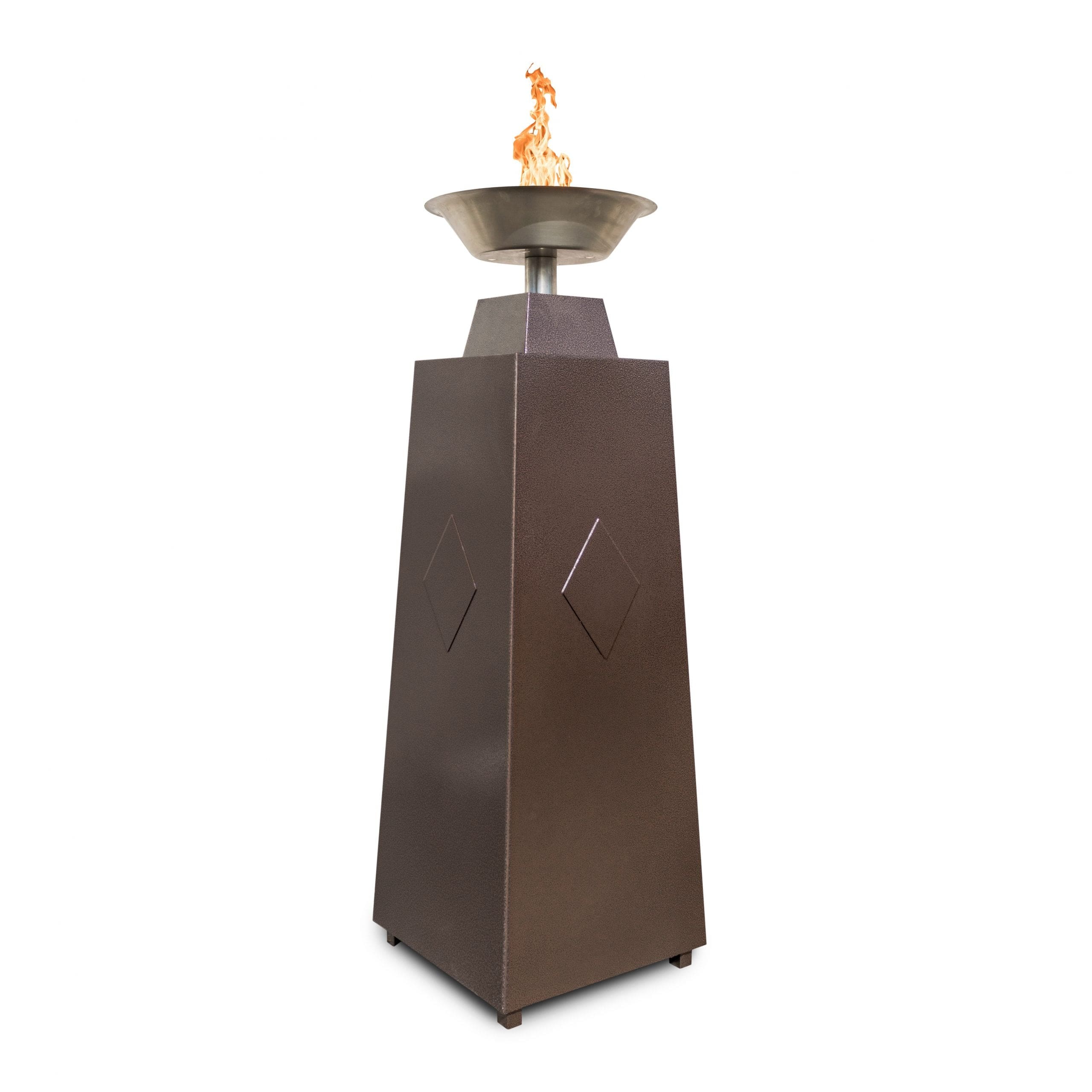 The Outdoor Plus Fire Tower Match Lit The Outdoor Plus Granada Fire Tower | Metal Powder Coat OPT-FTWR1