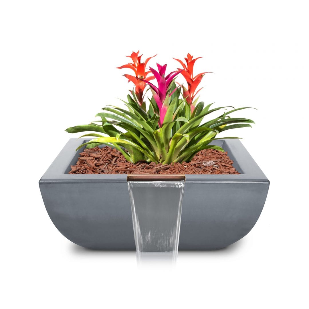The Outdoor Plus Planter & Water Bowls 24" The Outdoor Plus Avalon Planter & Water Bowl | GFRC Concrete OPT-AVLPW24