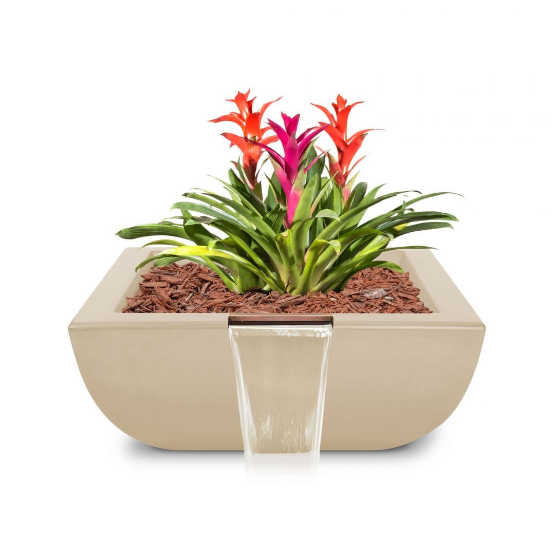 The Outdoor Plus Planter & Water Bowls 30" The Outdoor Plus Avalon Planter & Water Bowl | GFRC Concrete OPT-AVLPW30