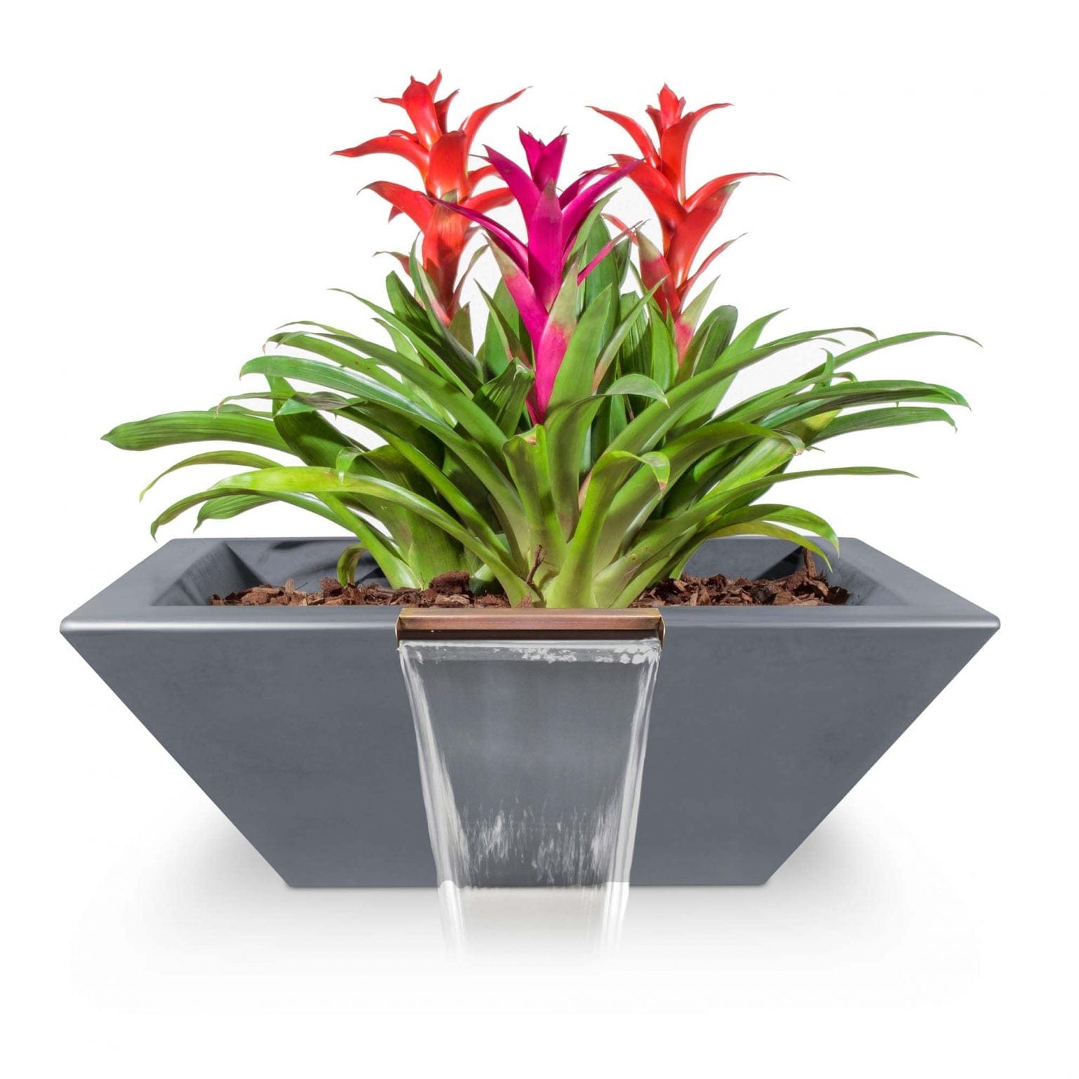 The Outdoor Plus Planter & Water Bowls 30" The Outdoor Plus Maya Planter & Water Bowl | GFRC Concrete OPT-24SPW