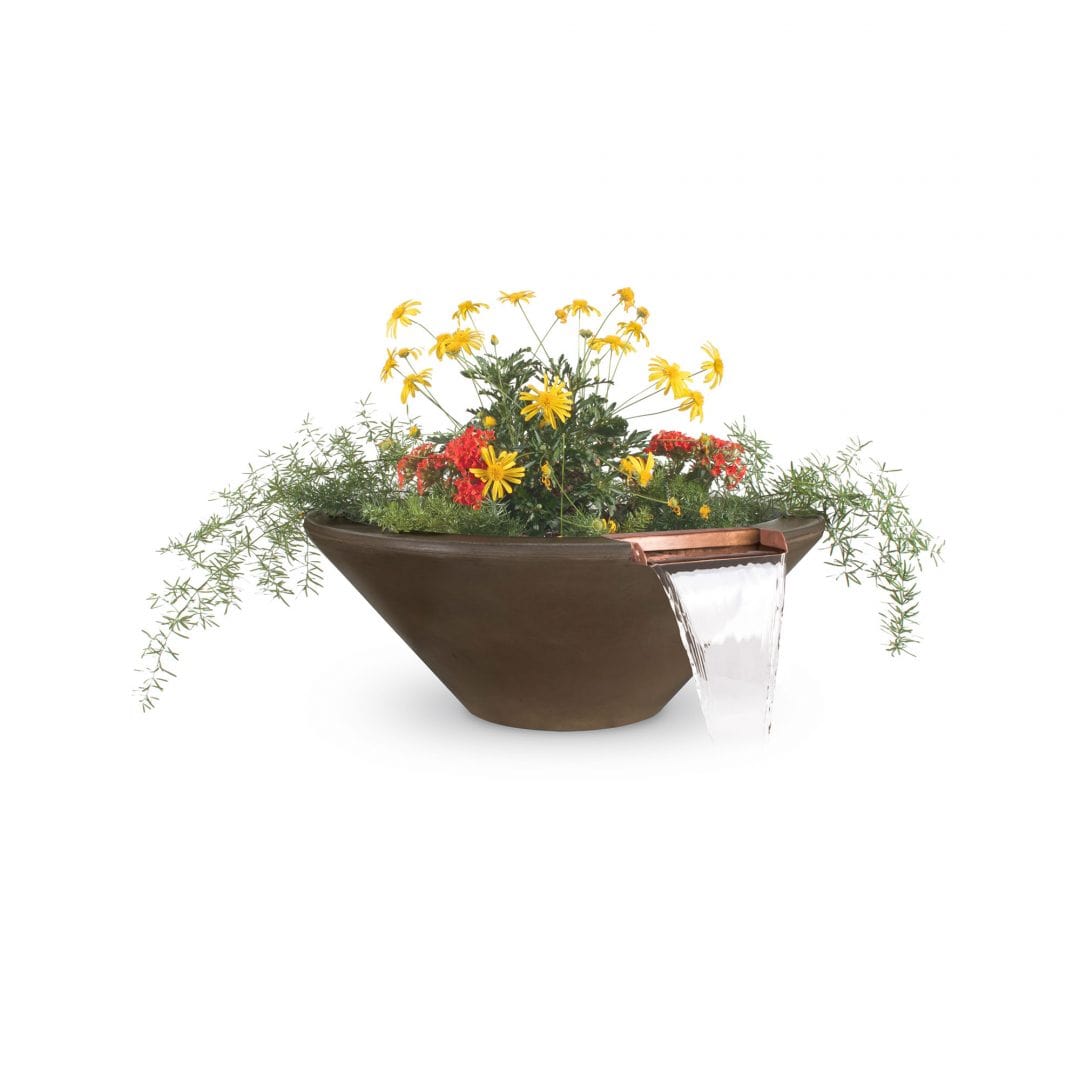 The Outdoor Plus Planter & Water Bowls 36" The Outdoor Plus Cazo Planter & Water Bowl | GFRC Concrete OPT-36RPW