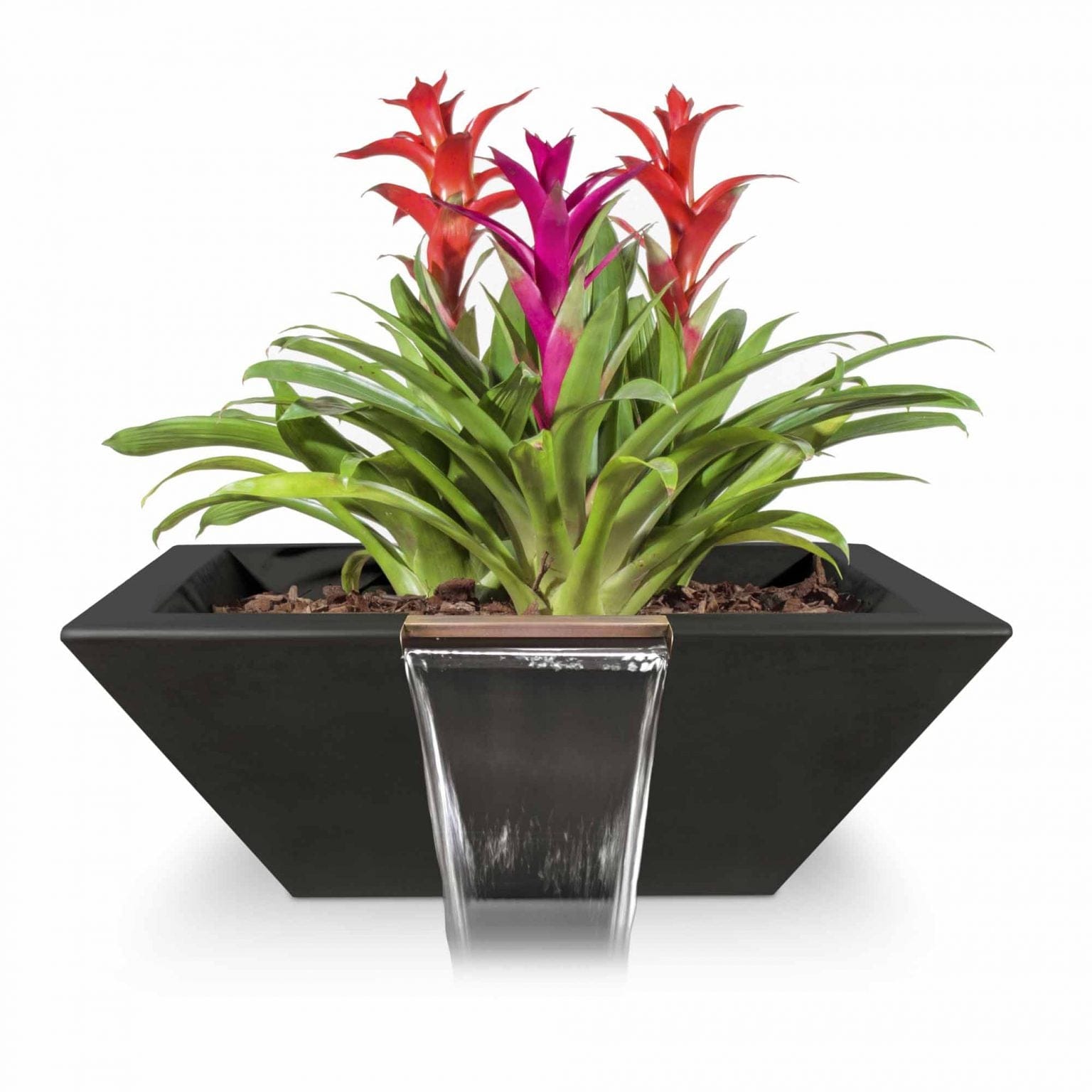 The Outdoor Plus Planter & Water Bowls 36" The Outdoor Plus Maya Planter & Water Bowl | GFRC Concrete OPT-30SPW