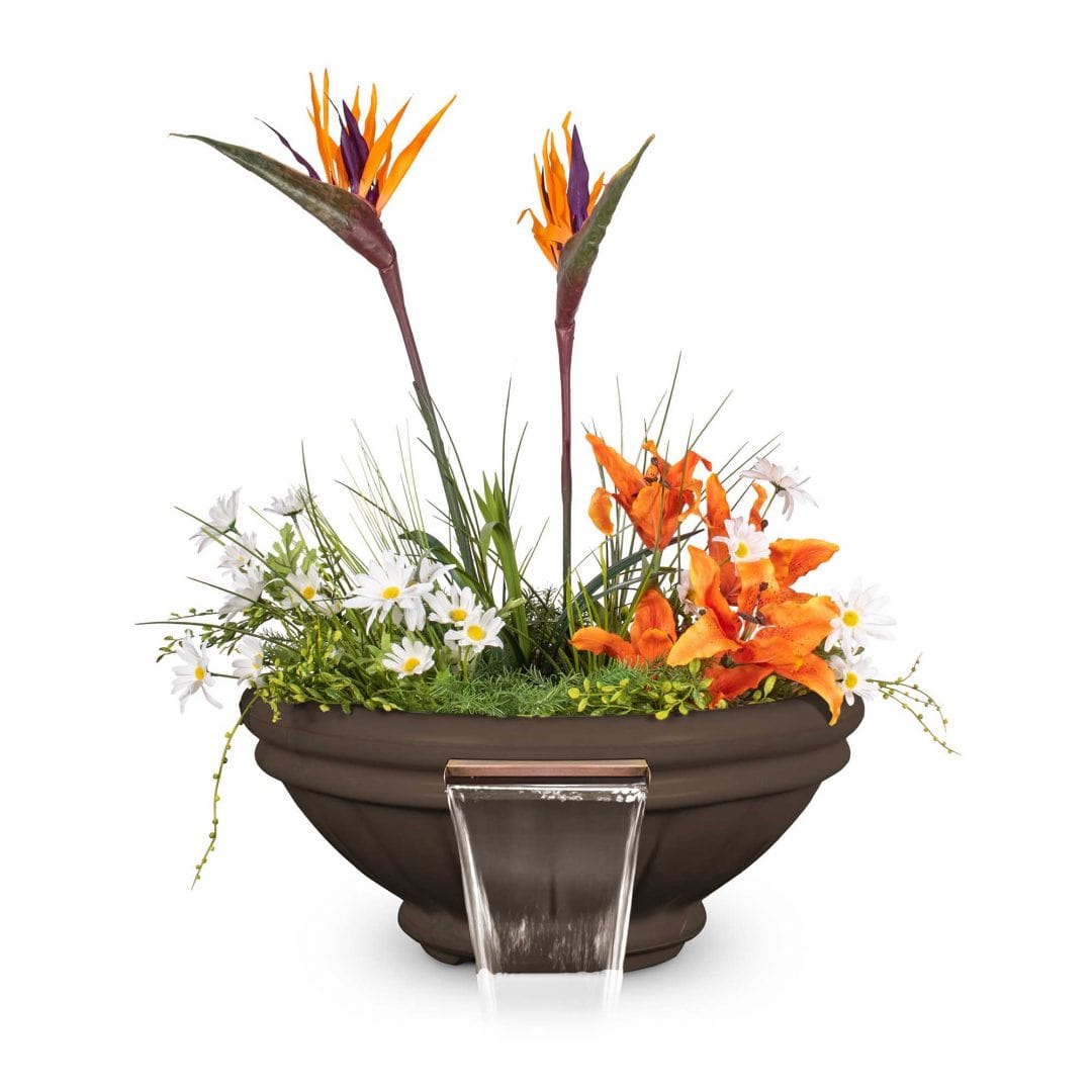 The Outdoor Plus Planter & Water Bowls The Outdoor Plus 31" Remi Planter & Water Bowl | Hammered Copper OPT-31RCPW