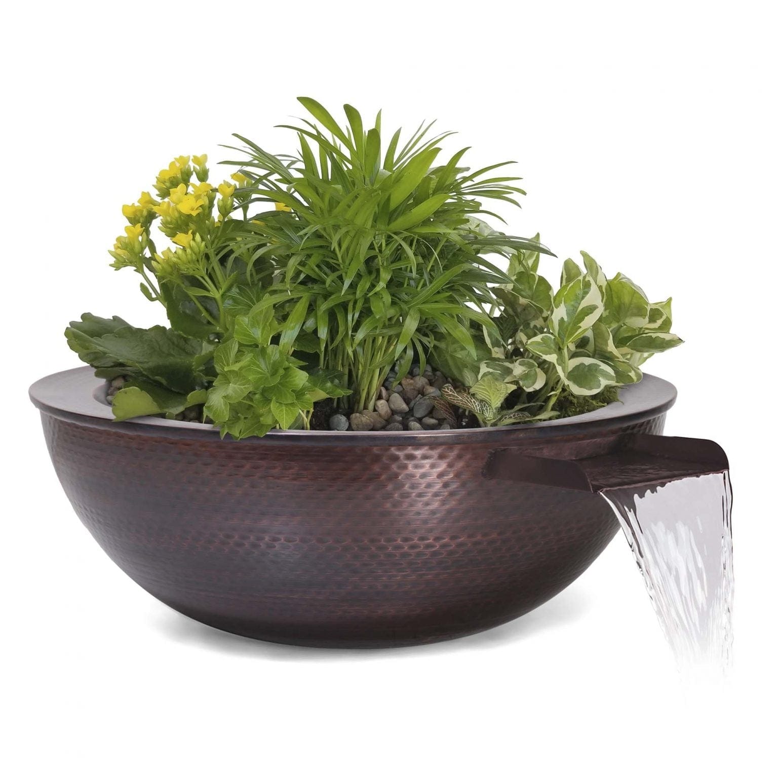 The Outdoor Plus Planter & Water Bowls The Outdoor Plus Sedona Planter & Water Bowl | Hammered Copper OPT-27RCPRPW