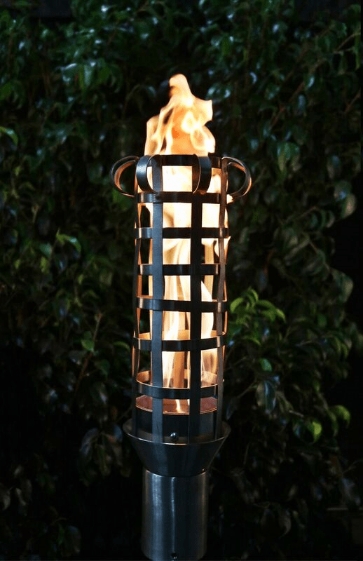 The Outdoor Plus Torch The Outdoor Plus Box Weave Fire Torch - Stainless Steel OPT-TT16M