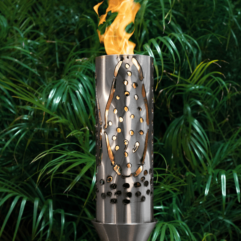The Outdoor Plus Torch The Outdoor Plus Coral Fire Torch - Stainless Steel OPT-TT17M