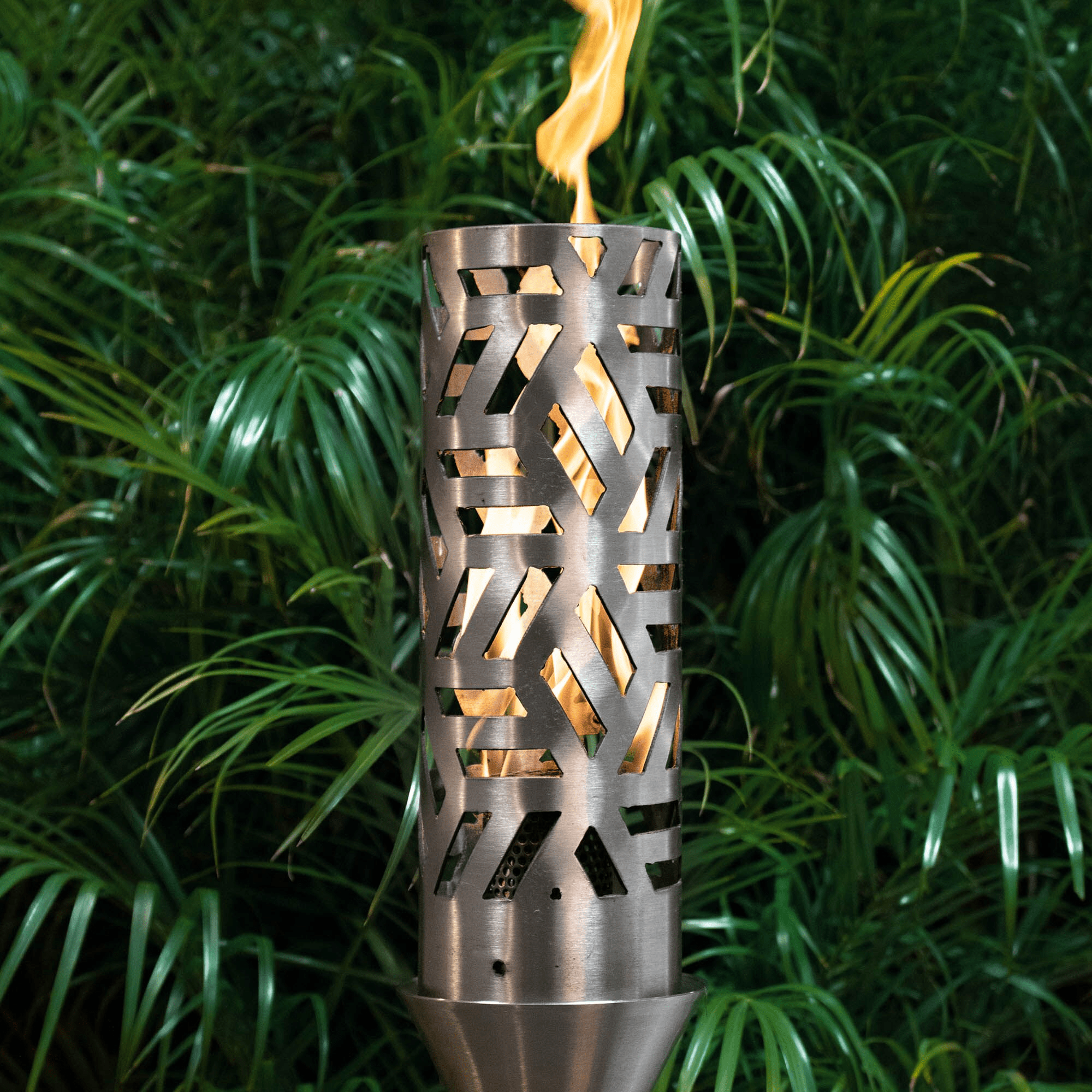 The Outdoor Plus Torch The Outdoor Plus Cubist Fire Torch - Stainless Steel OPT-TT19M