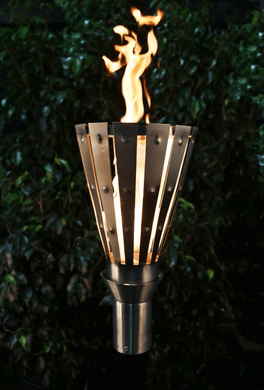 The Outdoor Plus Torch The Outdoor Plus Trojan Fire Torch - Stainless Steel OPT-TT3M