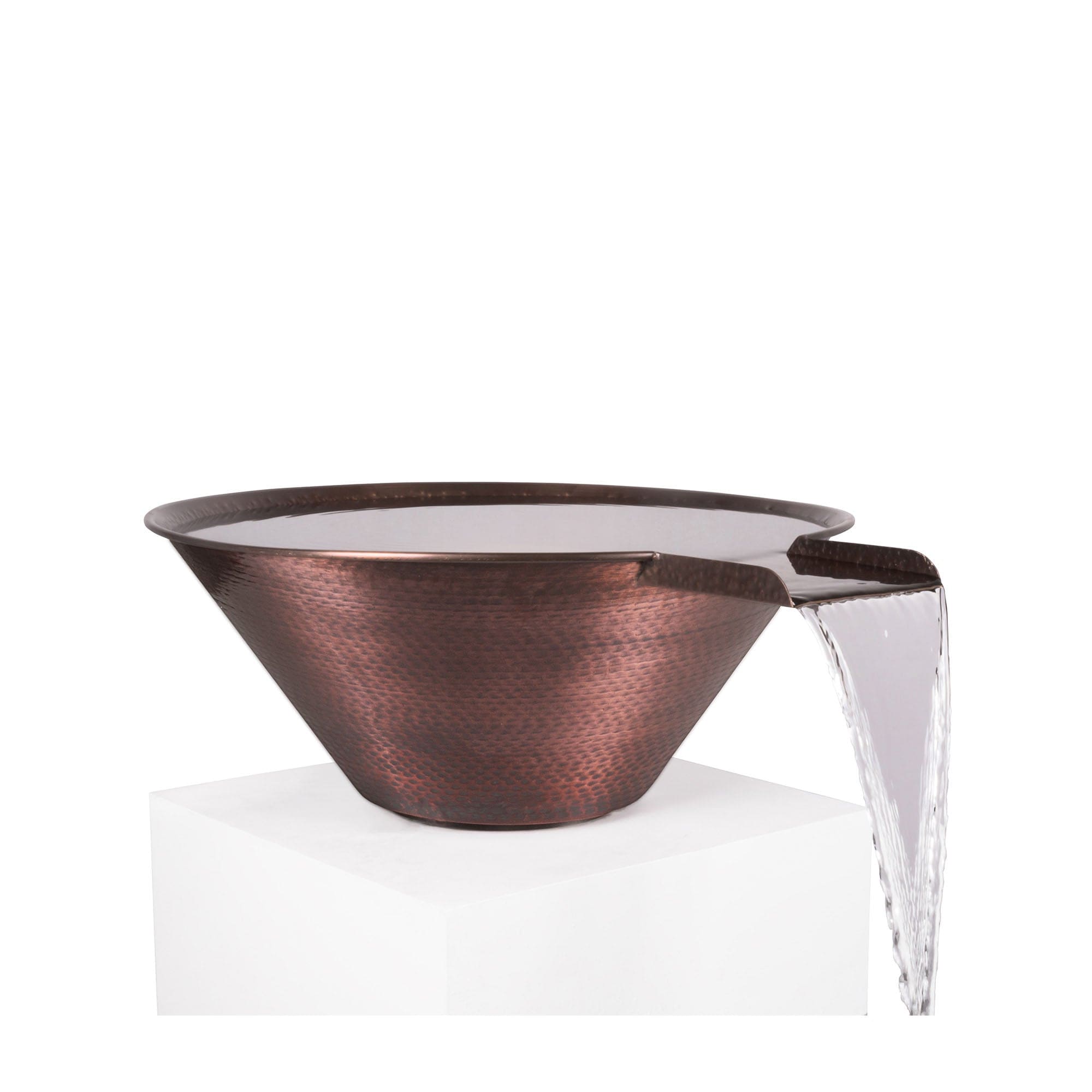 The Outdoor Plus Water Bowl 24" The Outdoor Plus Cazo Water Bowl | Hammered Copper OPT-R24CPWO