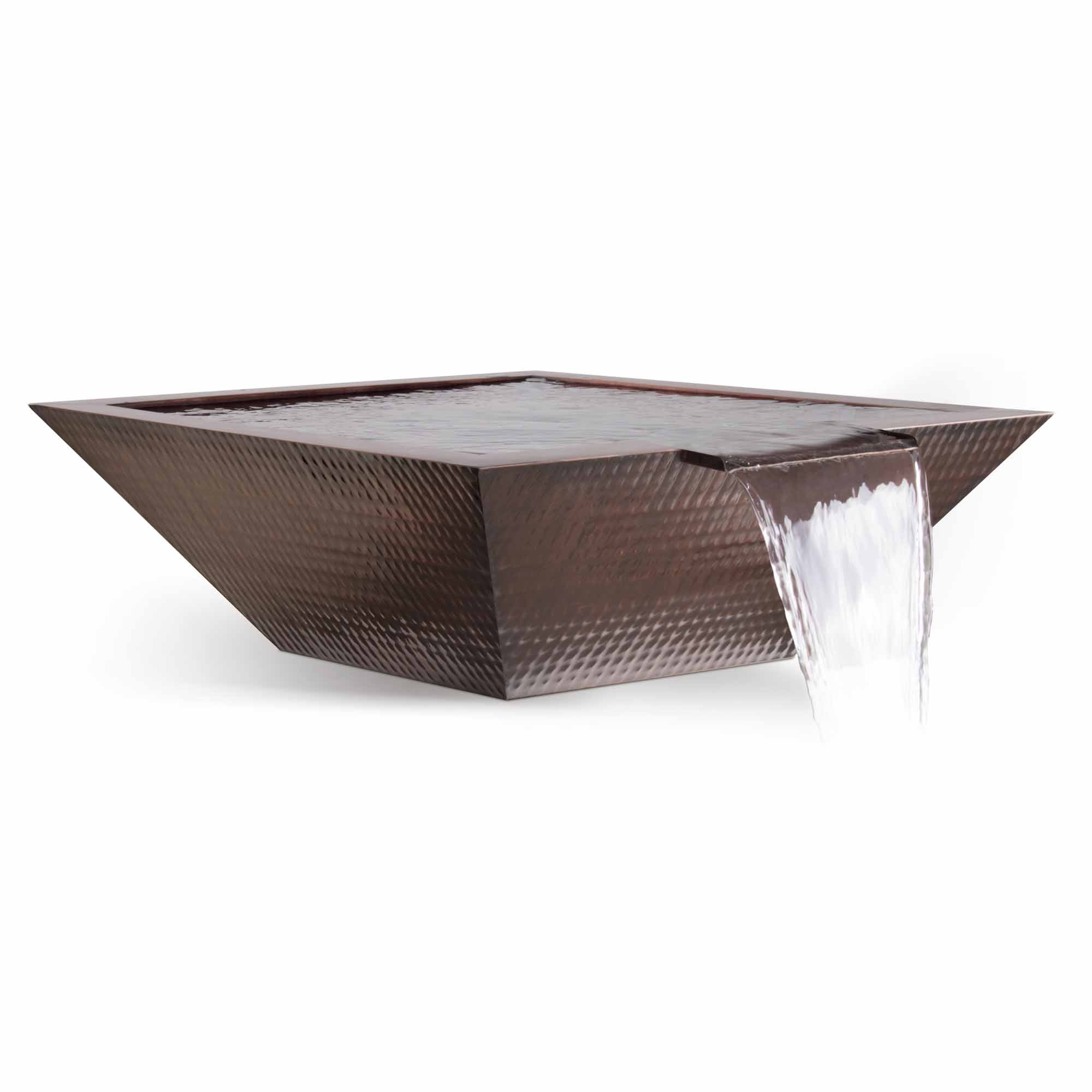 The Outdoor Plus Water Bowl 24" The Outdoor Plus Maya Water Bowl | Hammered Copper OPT-24SCW