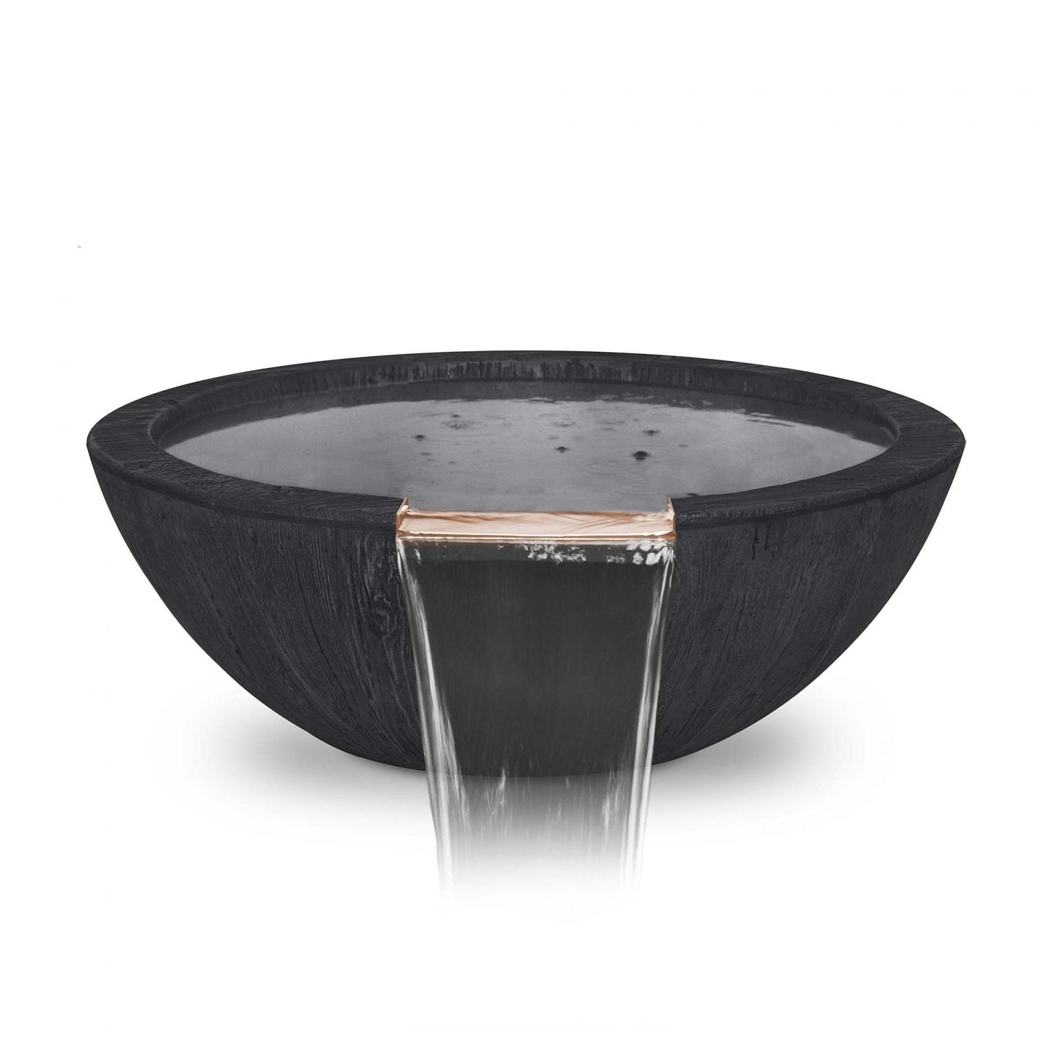 The Outdoor Plus Water Bowl Ebony The Outdoor Plus Sedona 27" Water Bowl | Wood Grain OPT-27RWGWO