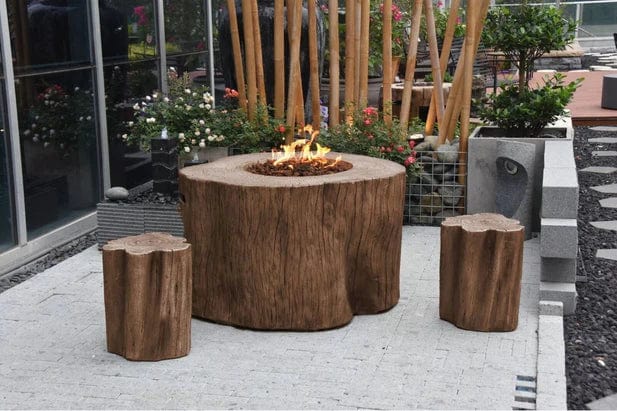 Elementi Fire Table Elementi Warren Fire Table - Redwood OFG307RW-LP