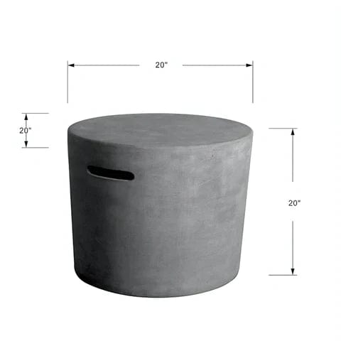 Elementi Tank Cover Elementi Round Tank Cover 20 x 20 x 20" ONB01-107 ONB01-107