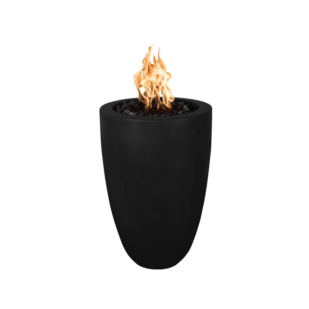 The Outdoor Plus Fire Pillar No Access Door / Match Lit with Flame Sense System The Outdoor Plus Castillo Fire Pillar | Concrete OPT-CSTO22FSML