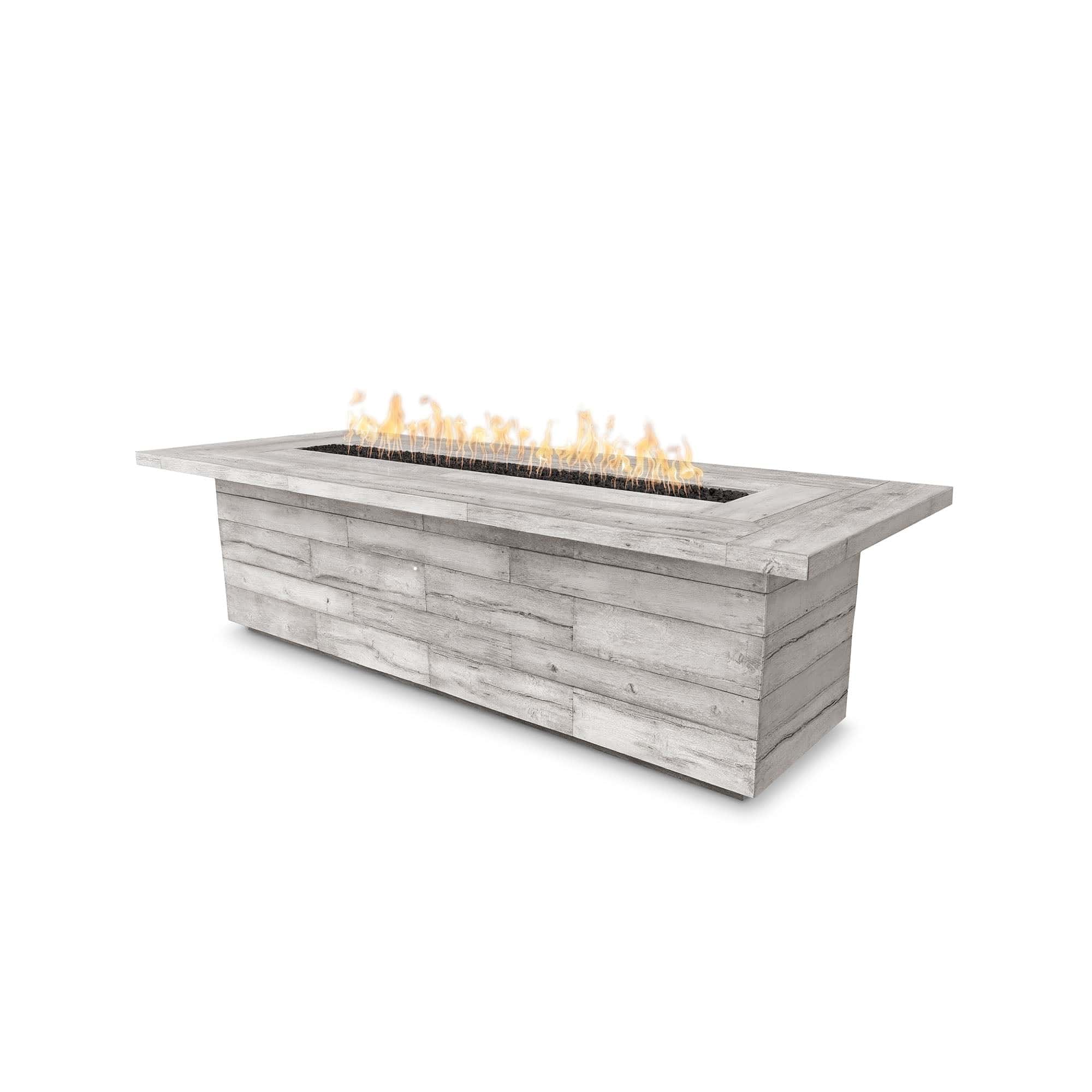 The Outdoor Plus Fire Pit 120" / Match Lit The Outdoor Plus Laguna Fire Pit | Wood Grain OPT-LGNGF120