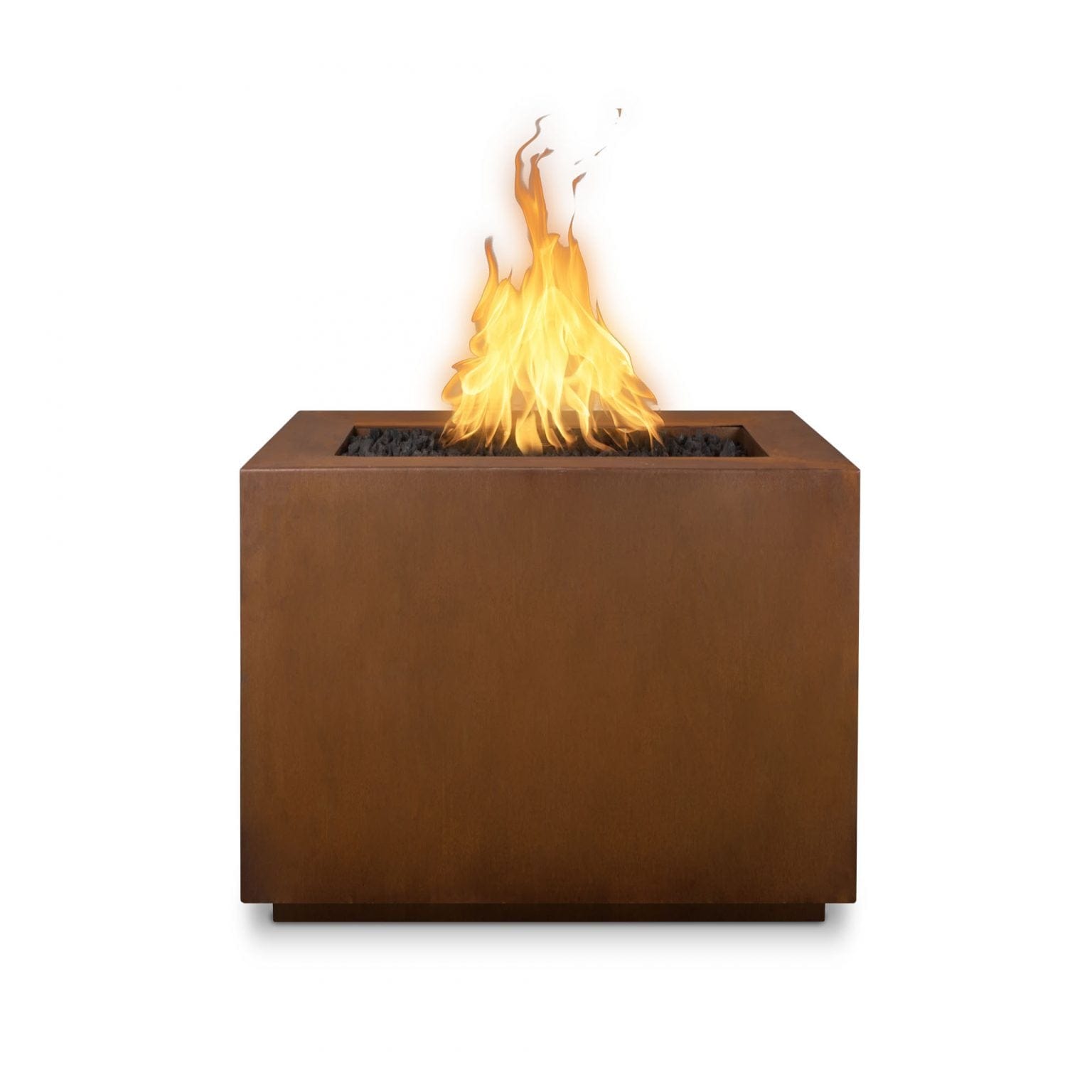 The Outdoor Plus Fire Pit 30" / Match Lit The Outdoor Plus Forma Fire Pit | Corten Steel OPT-3030SQCS