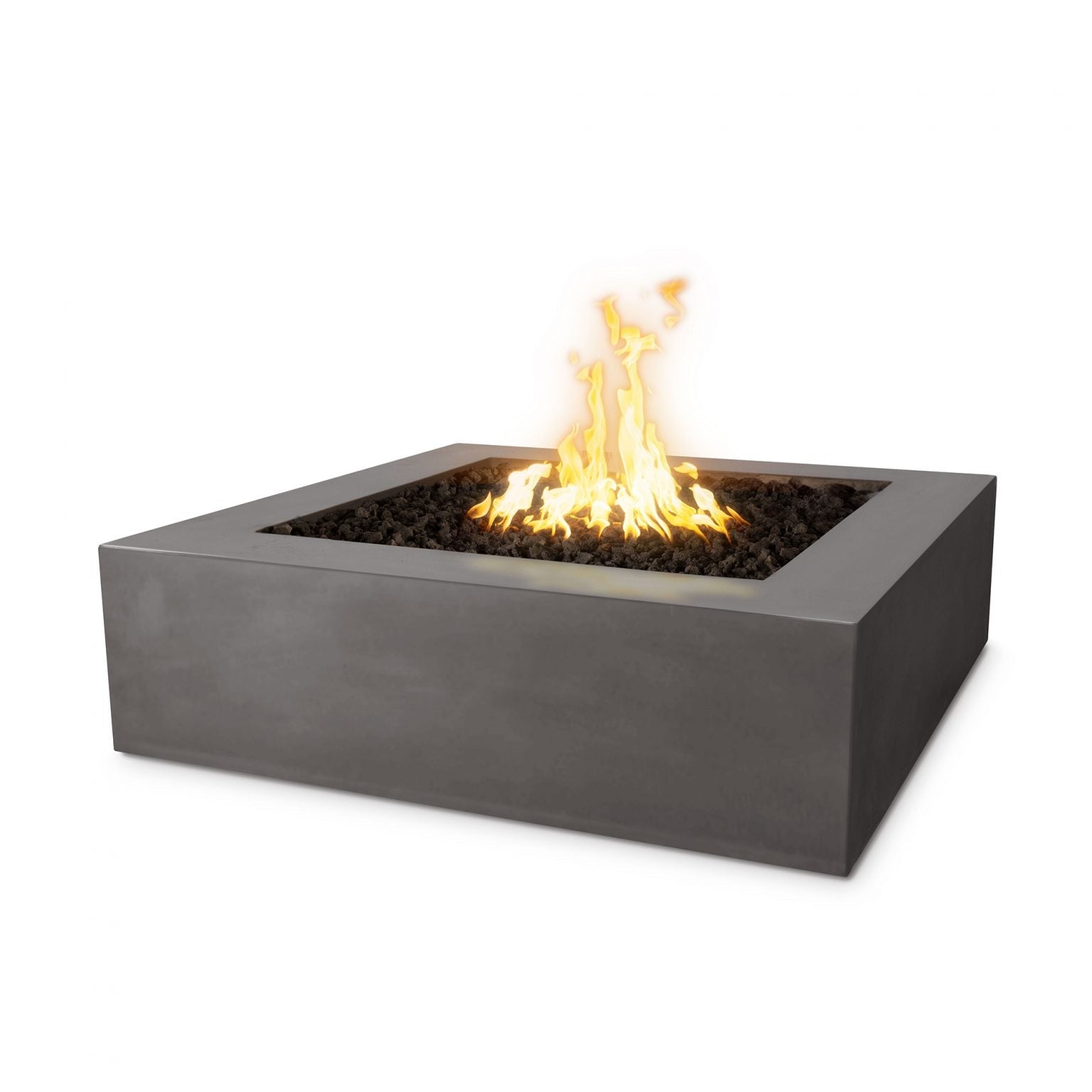 The Outdoor Plus Fire Pit 36" / Flame Sense System with Push Button Spark Igniter The Outdoor Plus Quad Fire Pit | GFRC Concrete OPT-QD36FSEN