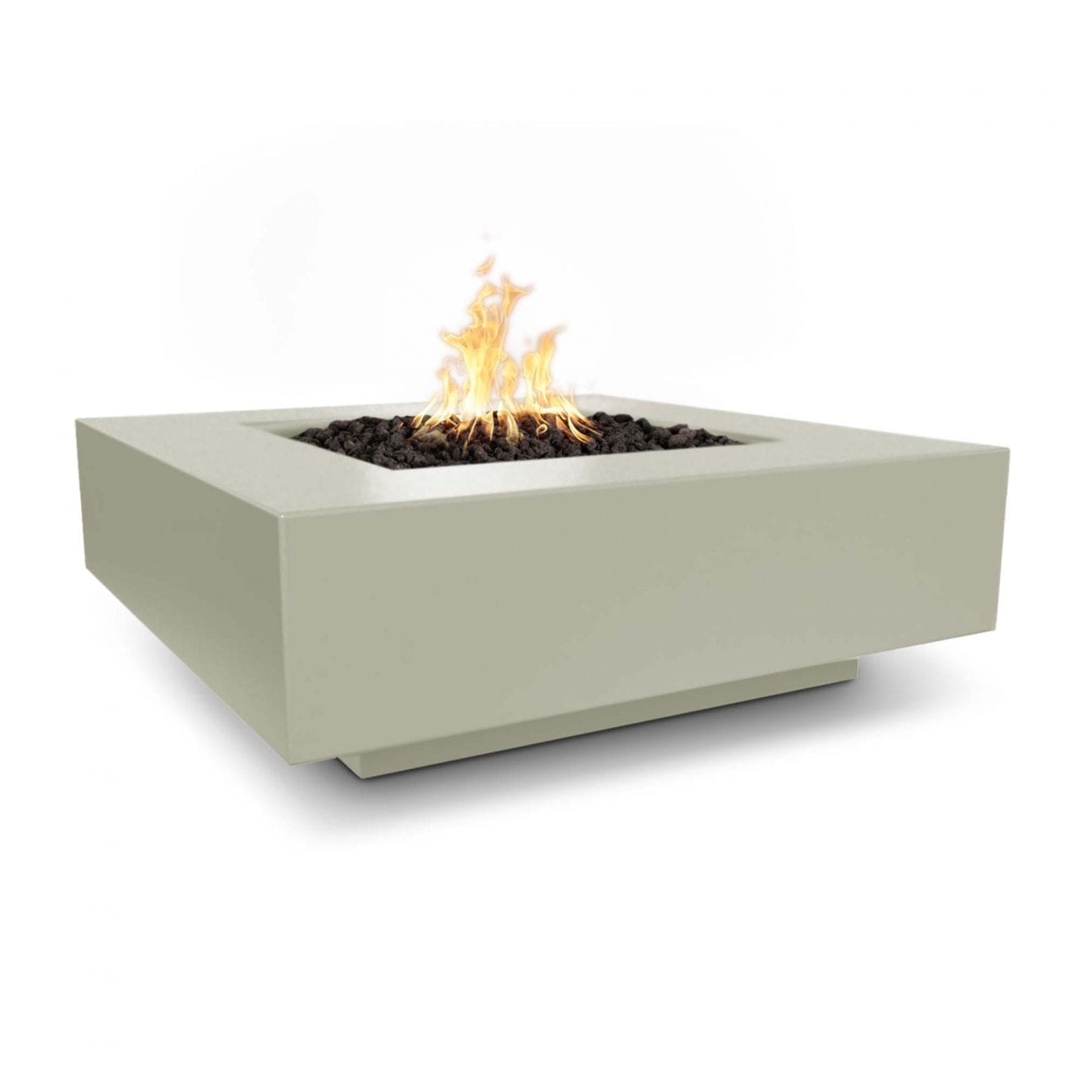 The Outdoor Plus Fire Pit 36" / Plug & Play Electronic Ignition The Outdoor Plus Cabo Square Fire Pit | GFRC Concrete OPT-CBSQ36EKIT