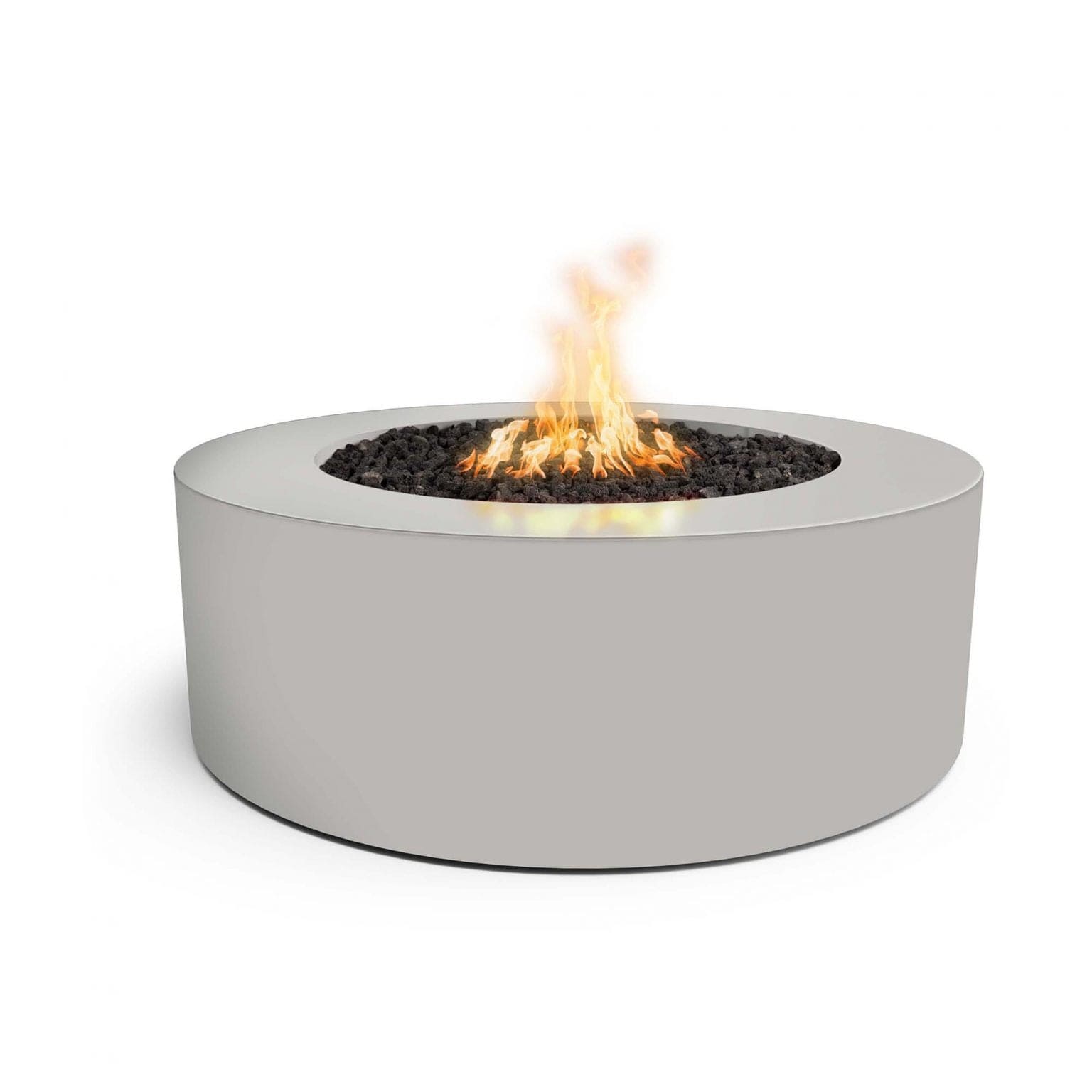 The Outdoor Plus Fire Pit 48" / Flame Sense System with Push Button Spark Igniter The Outdoor Plus Unity Fire Pit 18" Tall | Metal Powder Coat OPT-UNYPC4818FSEN