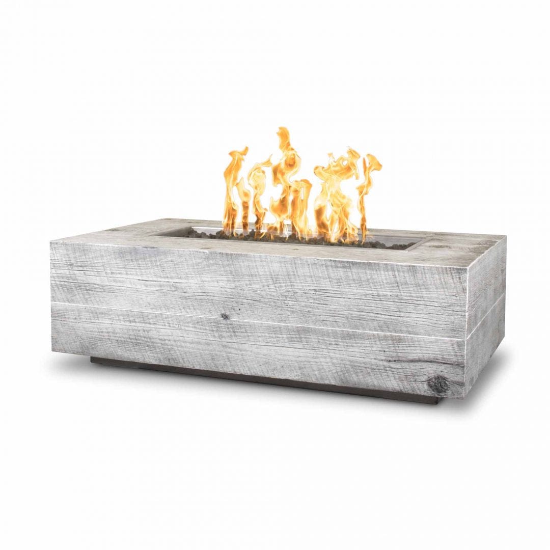 The Outdoor Plus Fire Pit 48" / Match Lit with Flame Sense System The Outdoor Plus Coronado Fire Pit | Wood Grain Concrete OPT-COR48FSML