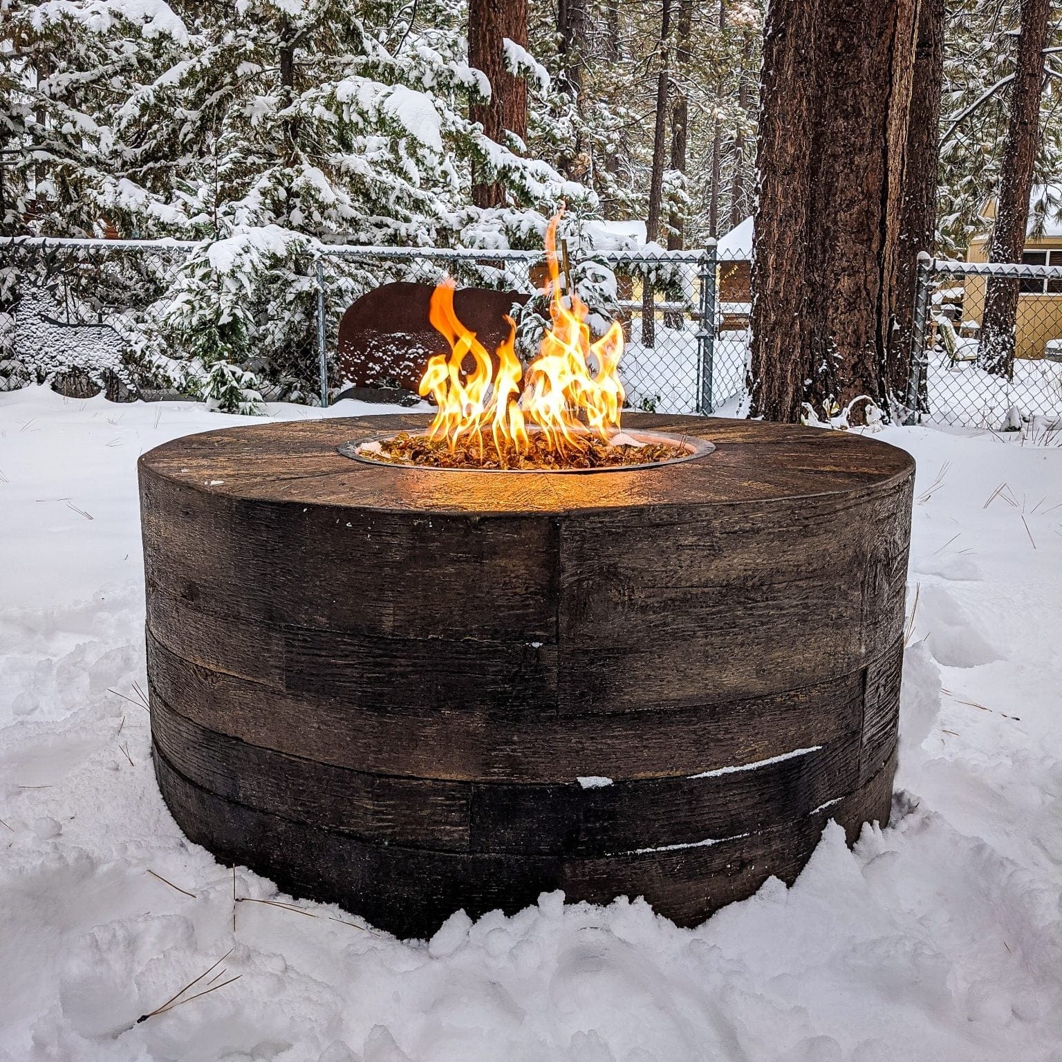 The Outdoor Plus Fire Pit The Outdoor Plus Sequoia  Fire Pit | Wood Grain